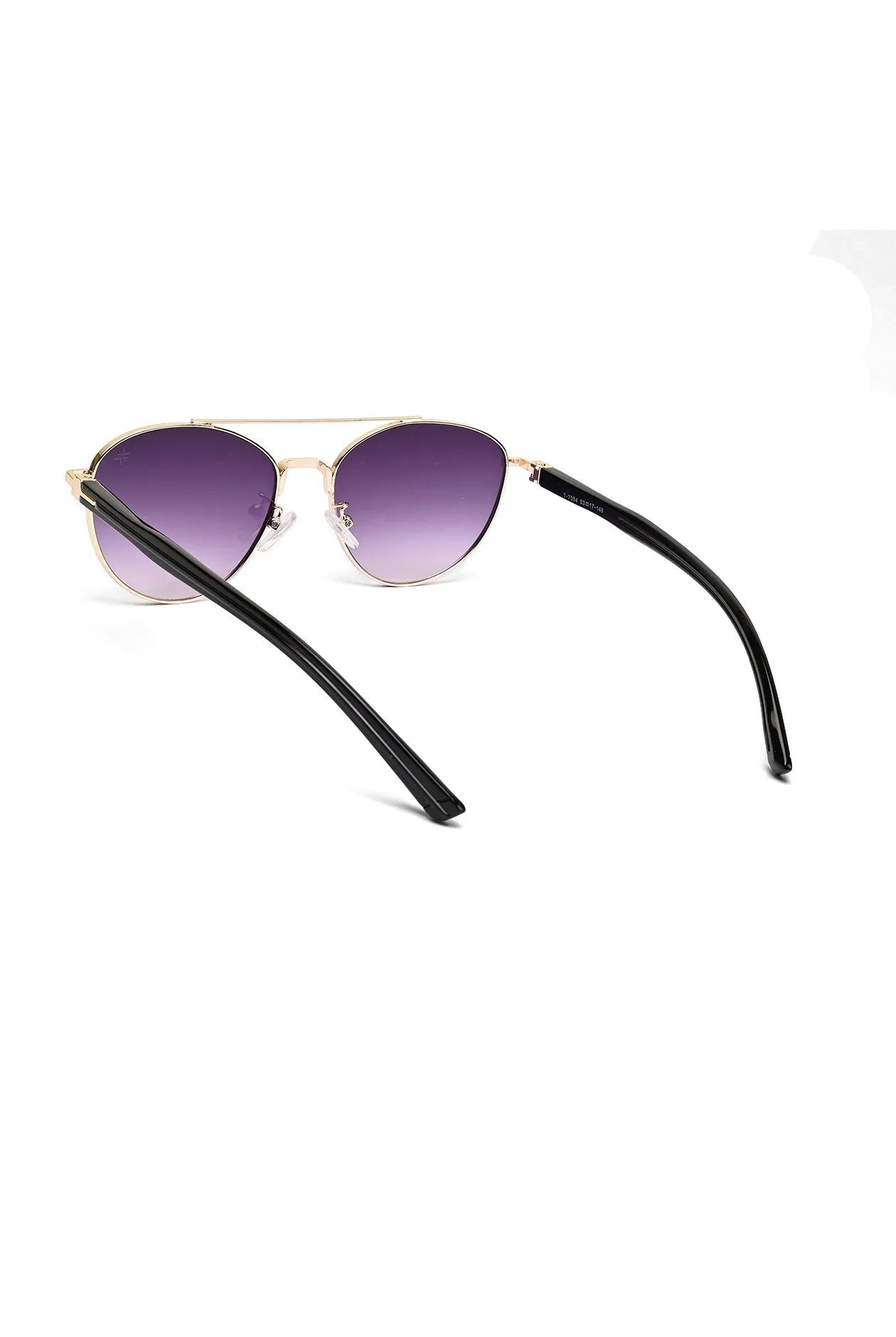 Gyron | Gold Medium Full Rim Aviator Sunglasses for Men [UV-protected]