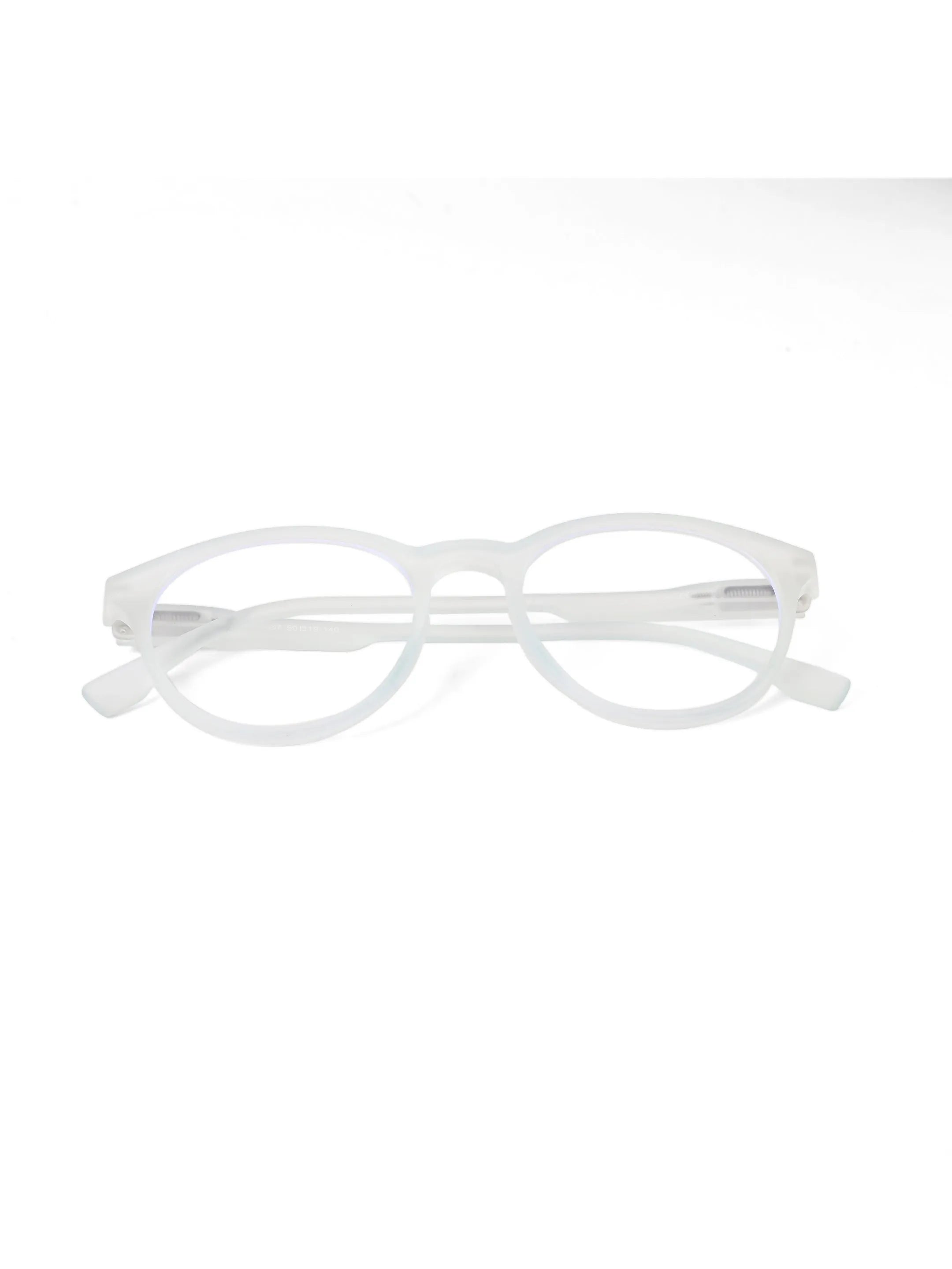 RayBloc | Sky Blue Medium Full Rim OVAL Computer Glasses for Men & Women [Blue Block]