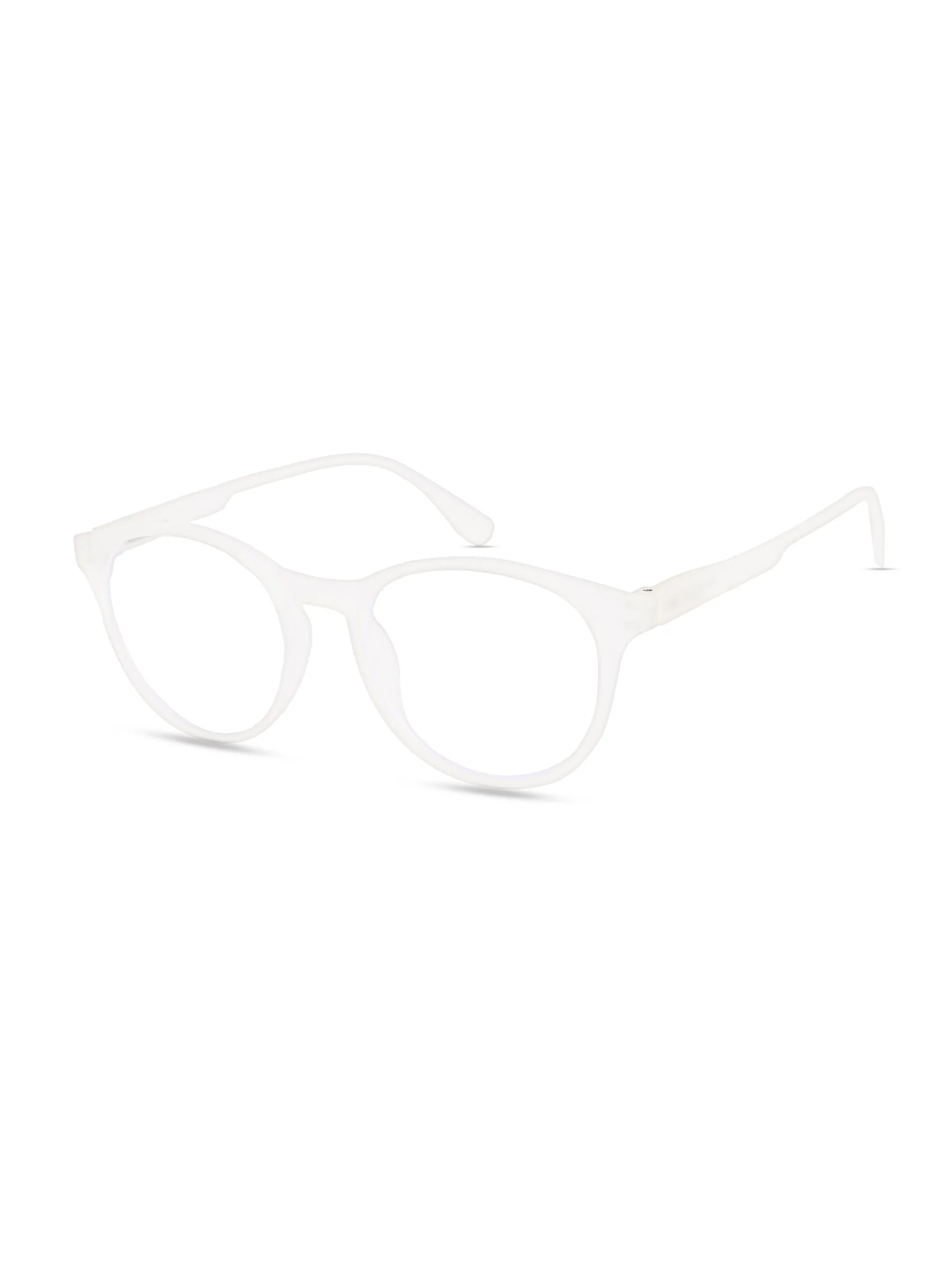 RayBloc | Transparent Medium Full Rim OVAL Computer Glasses for Men & Women [Blue Block]