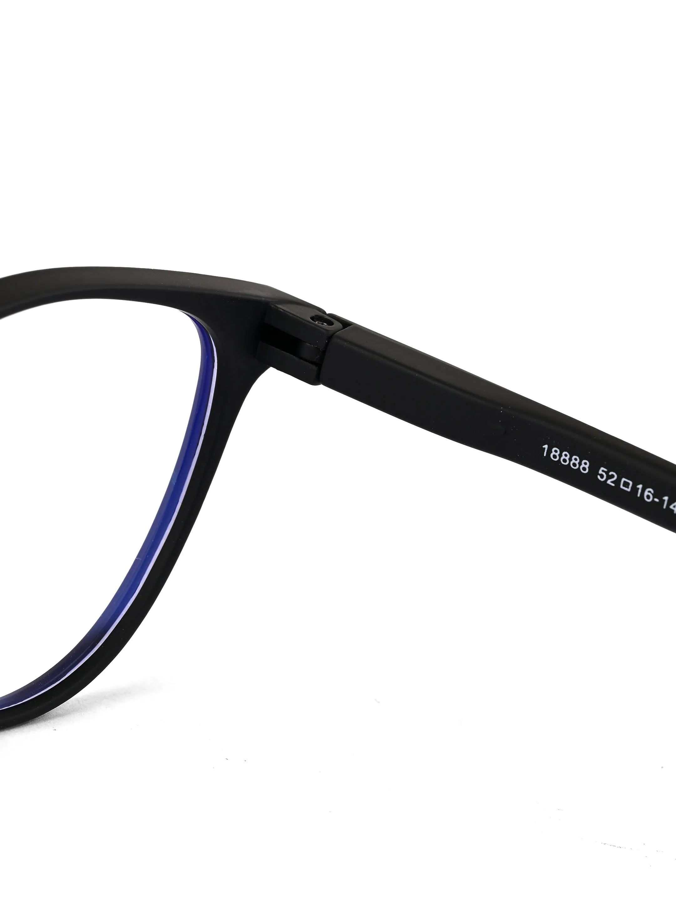 TruBlu | Black Medium Full Rim CATEYE Computer Glasses for Men & Women [Blue Block]