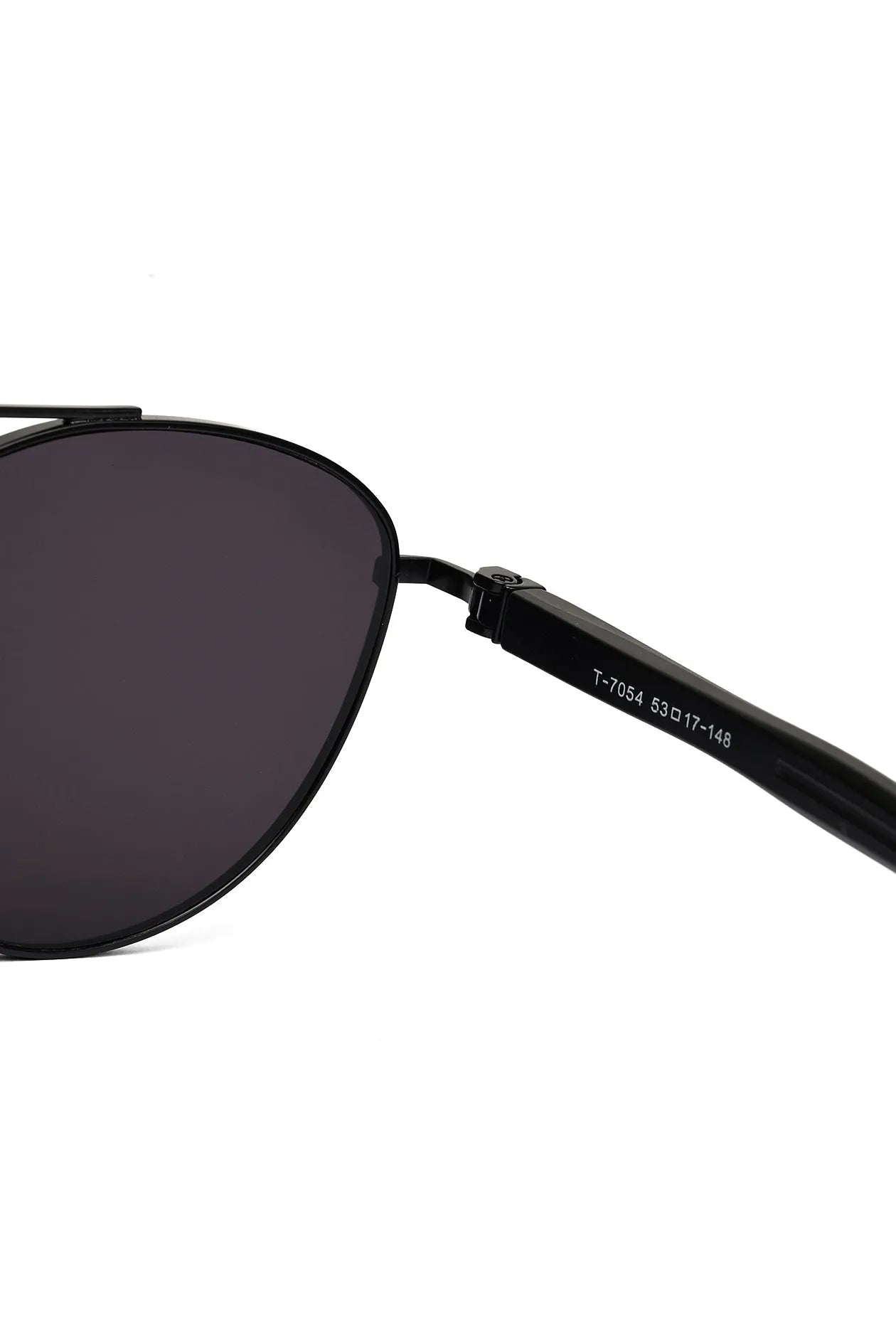 Gyron | Black Medium Full Rim Aviator Sunglasses for Men [UV-protected]