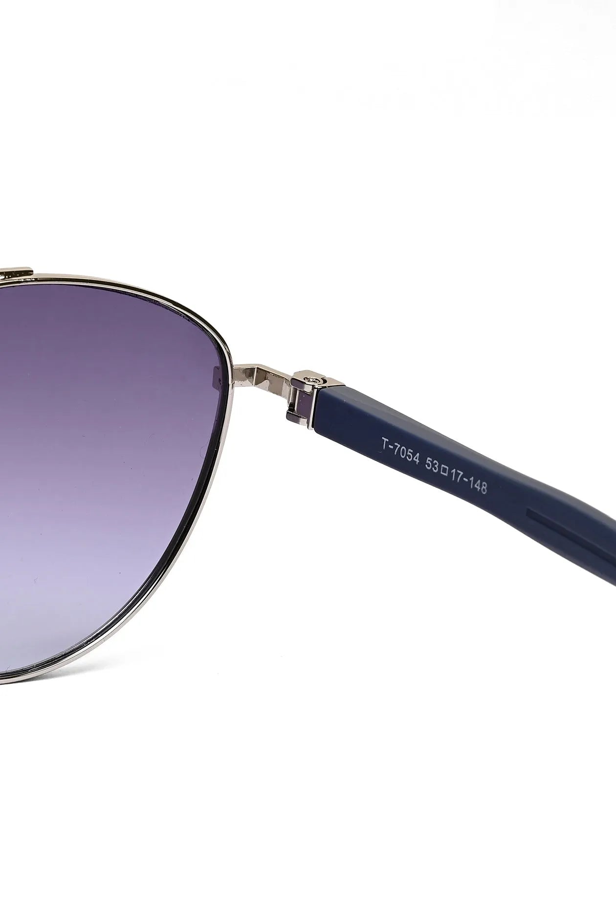 Gyron | Silver Medium Full Rim Aviator Sunglasses for Men [UV-protected]