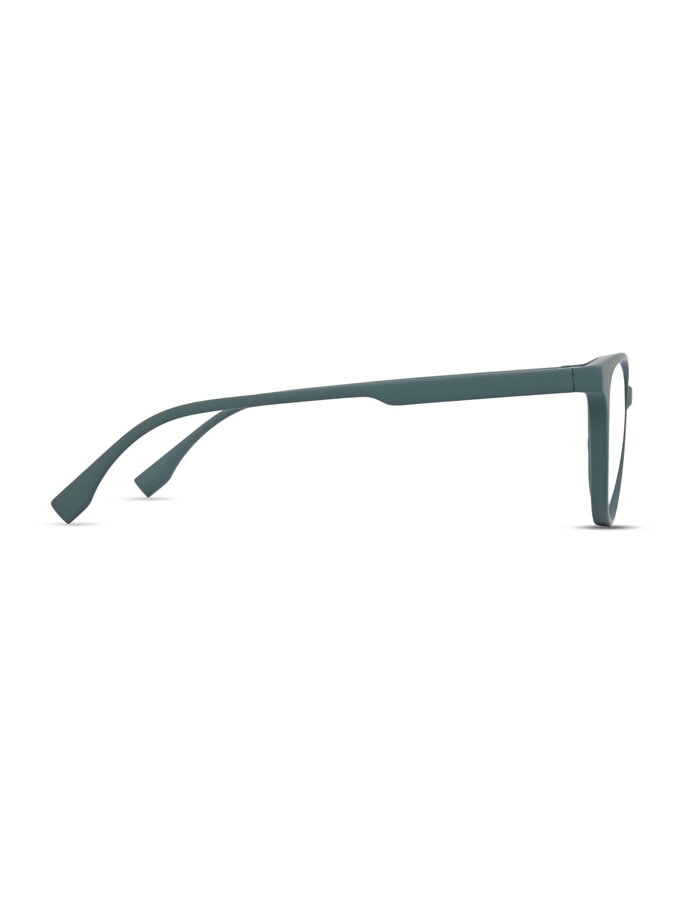 TruBlu | Olive Green Medium Full Rim CATEYE Computer Glasses for Men & Women [Blue Block]