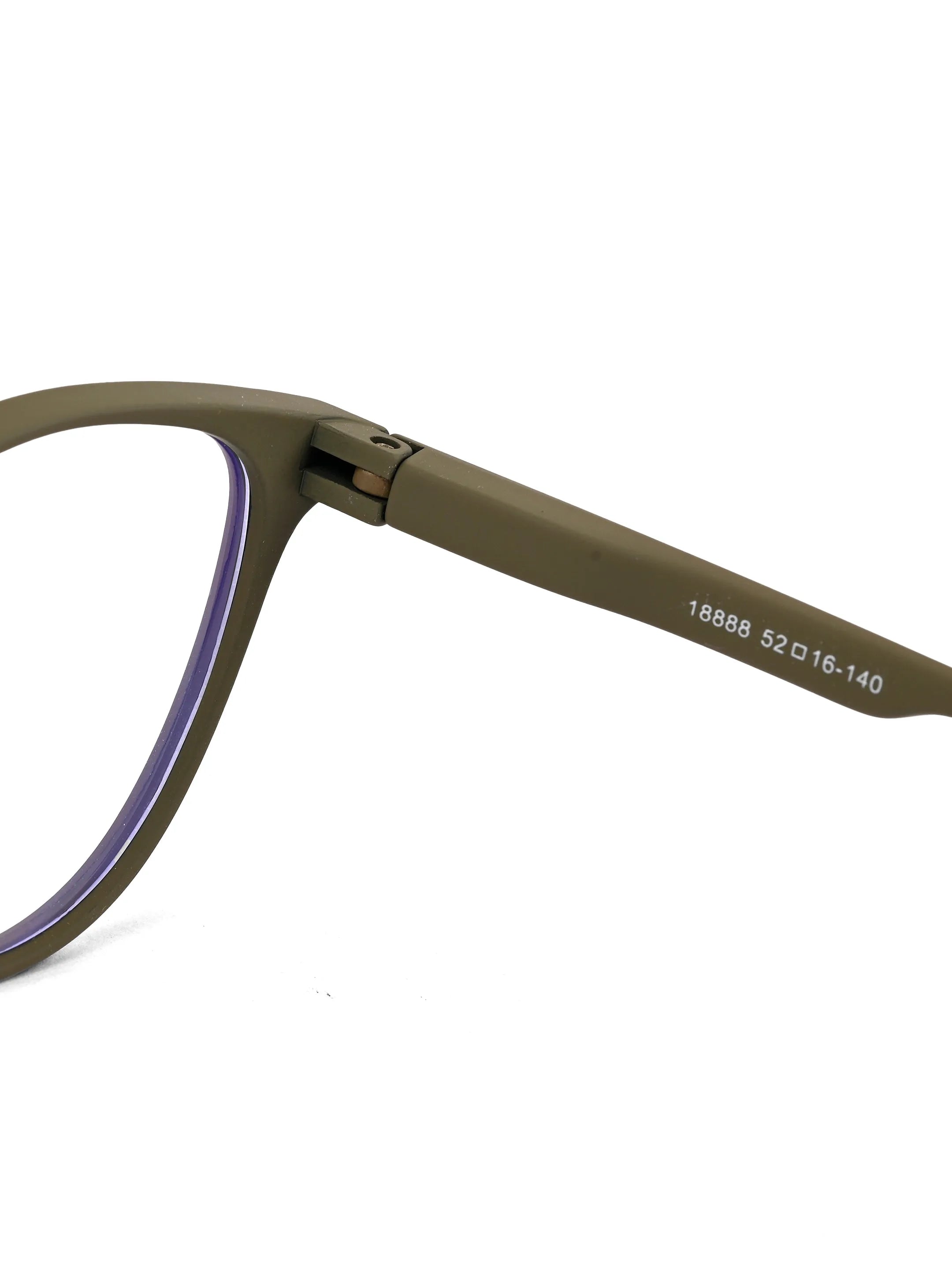 TruBlu | Dark Green Medium Full Rim CATEYE Computer Glasses for Men & Women [Blue Block]