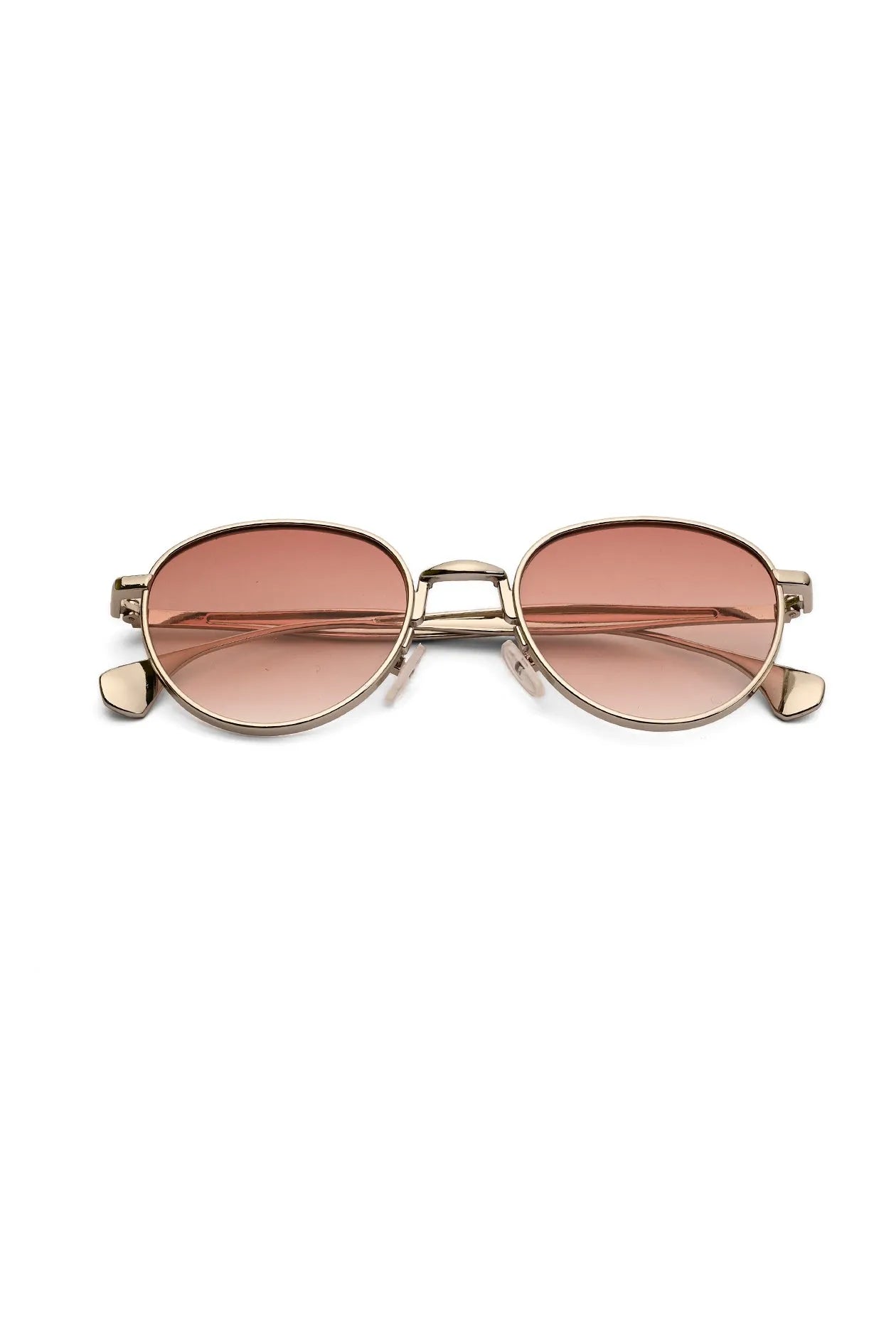 Nuvira | Gradient Brown Large Full Rim Oval Sunglasses for Men & Women [UV-protected]