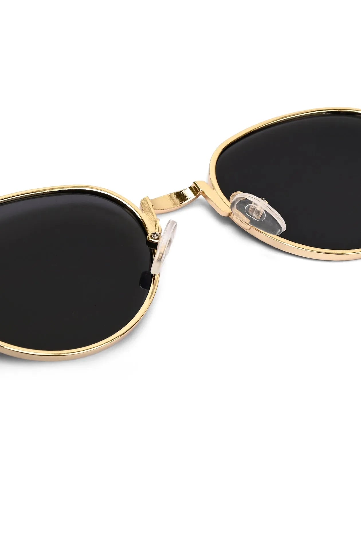 Nuvira | Gold Large Full Rim Oval Sunglasses for Men & Women [UV-protected]