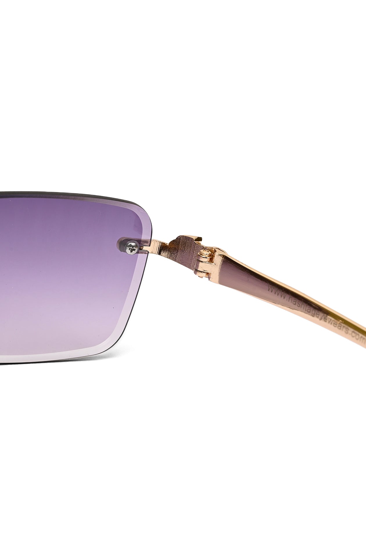 Clyra | Gradient Purple Medium Full Rim RECTANGLE Sunglasses for Men [UV-protected]
