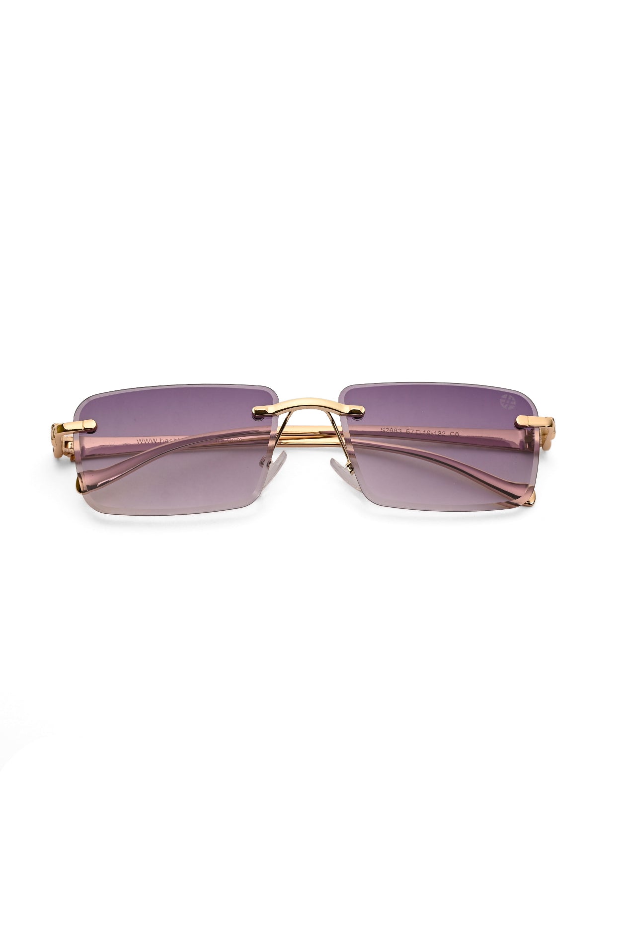 Clyra | Gradient Purple Medium Full Rim RECTANGLE Sunglasses for Men [UV-protected]