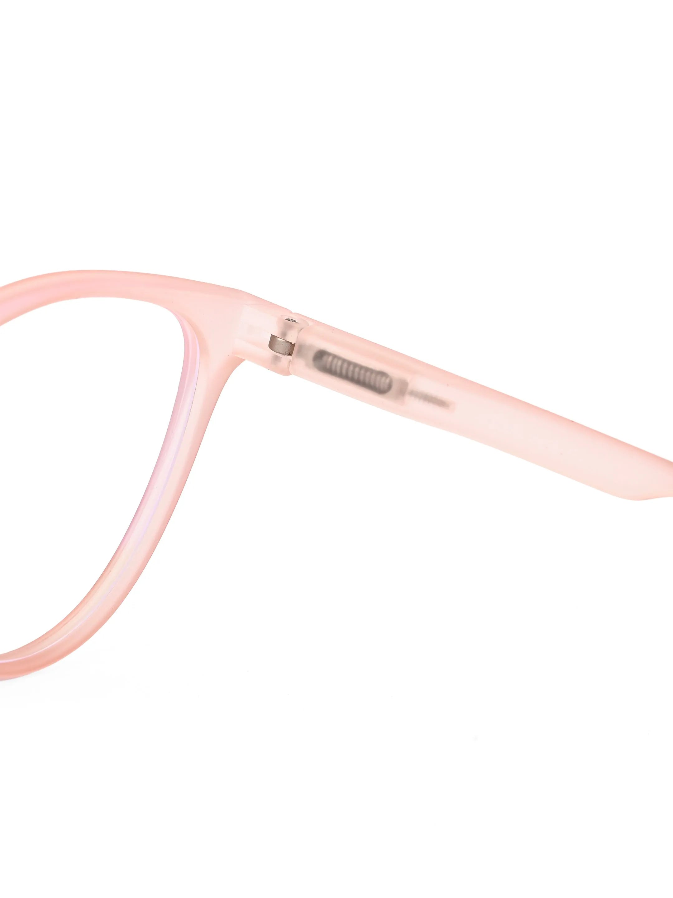 TruBlu | Baby Pink Medium Full Rim CATEYE Computer Glasses for Men & Women [Blue Block]