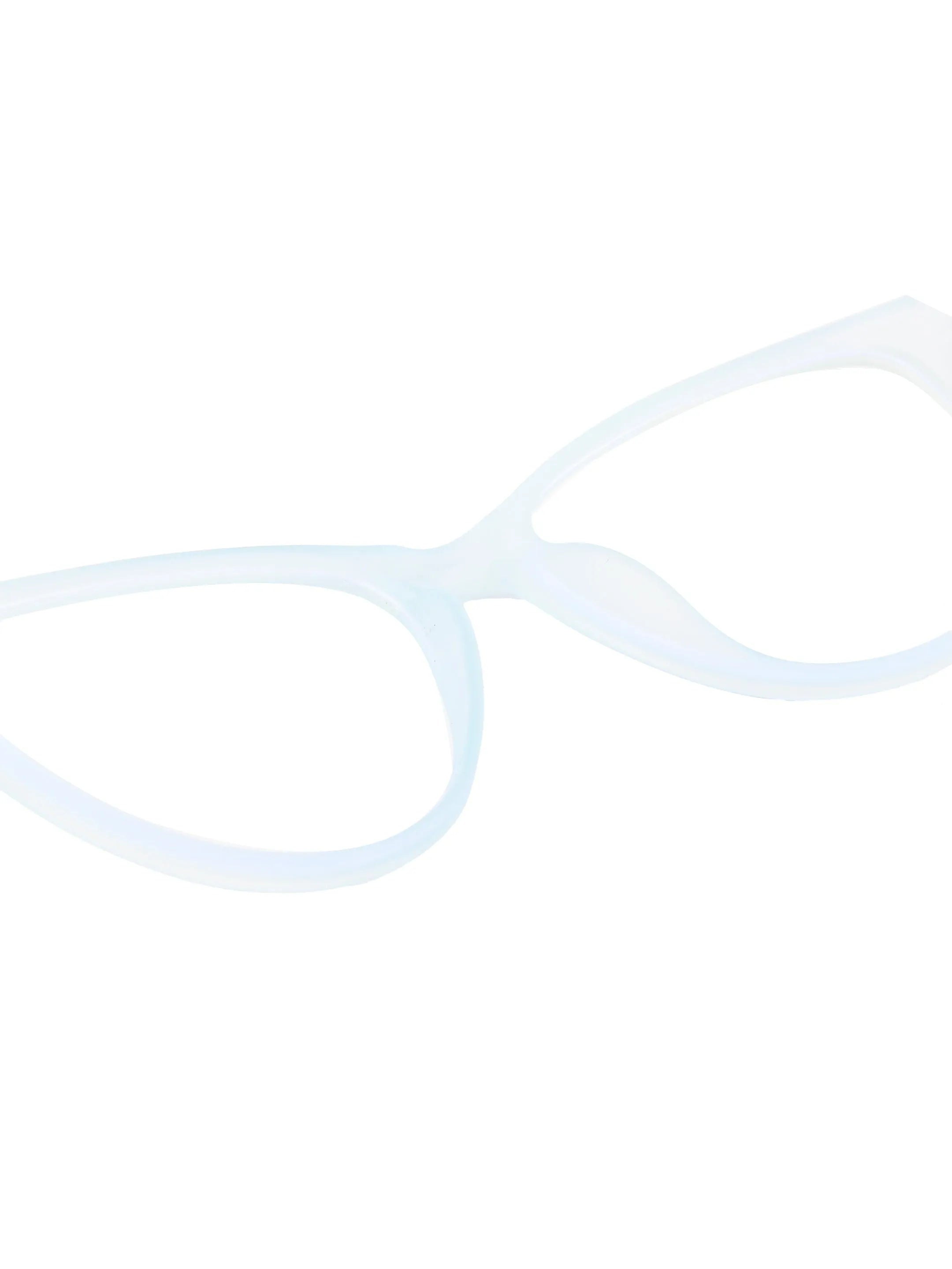 TruBlu | Sky Blue Medium Full Rim CATEYE Computer Glasses for Men & Women [Blue Block]