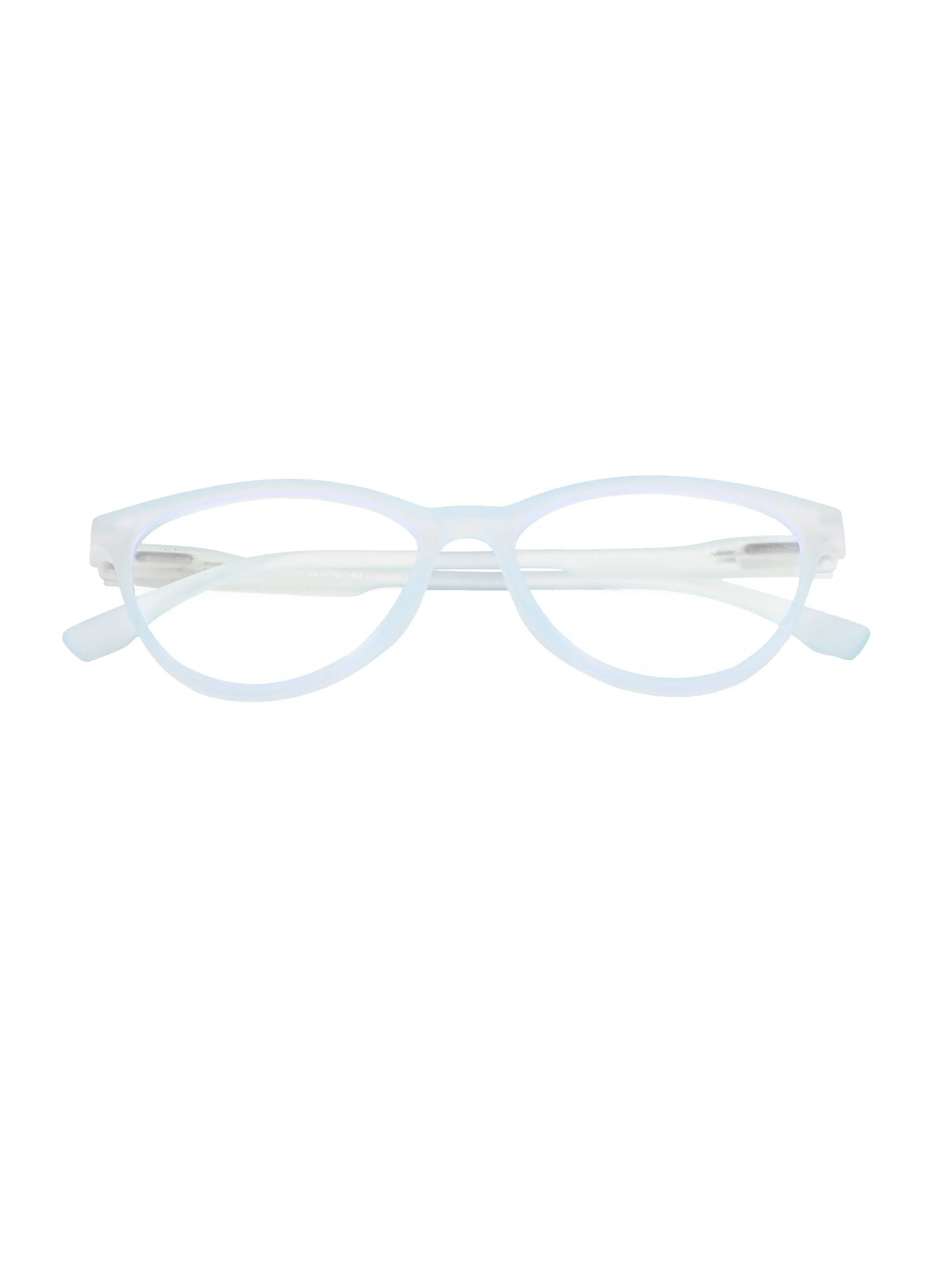 TruBlu | Sky Blue Medium Full Rim CATEYE Computer Glasses for Men & Women [Blue Block]