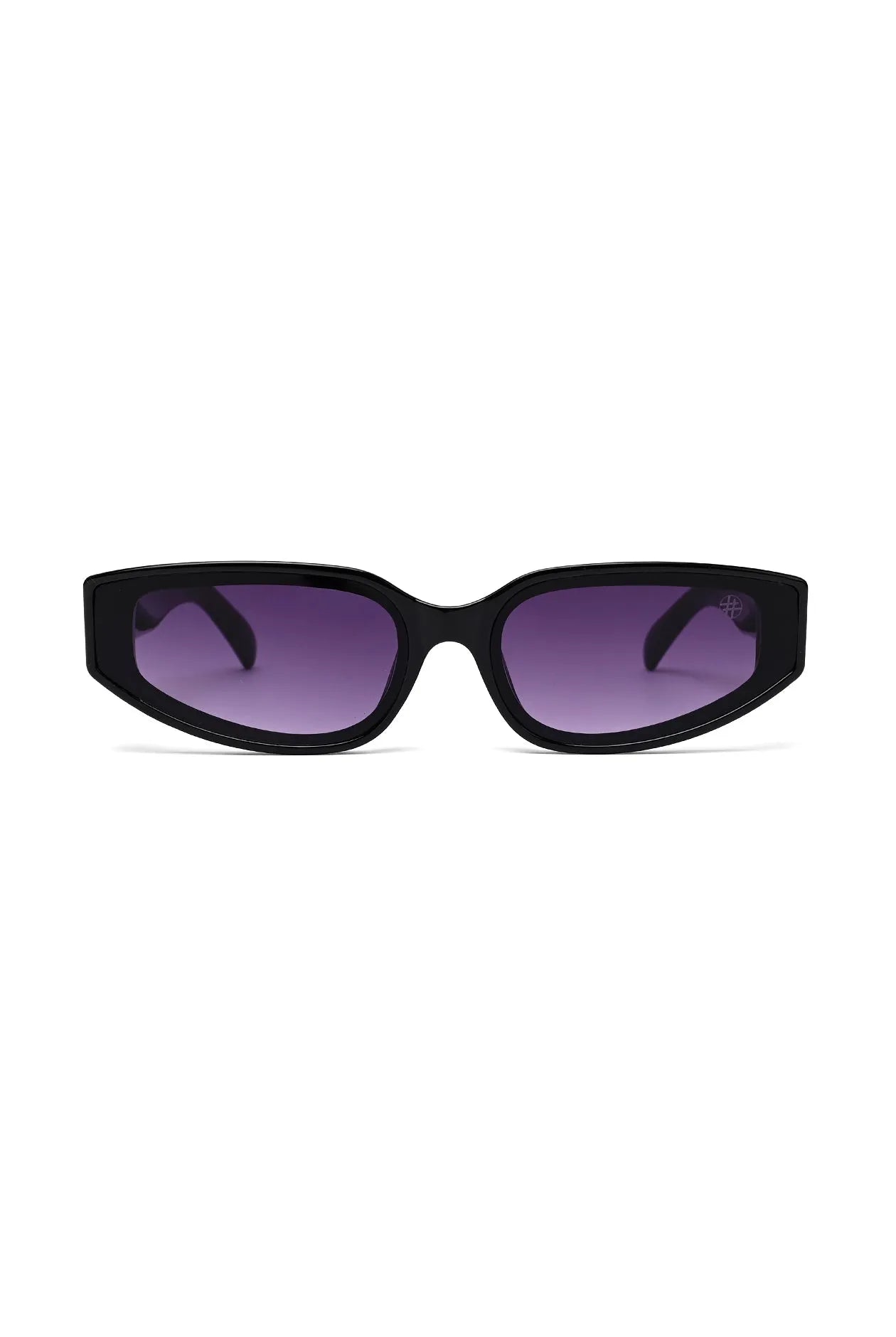 Hyra | Black Medium Full Rim Cateye Sunglasses for Women [UV-protected]