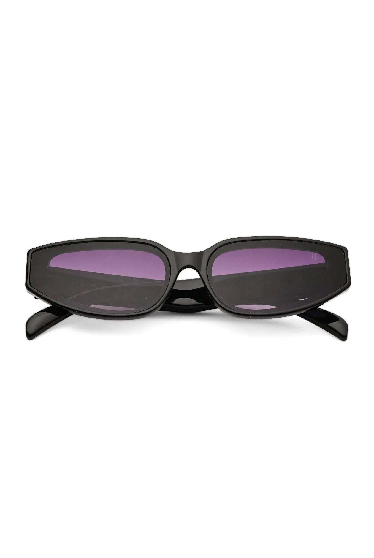 Hyra | Black Medium Full Rim Cateye Sunglasses for Women [UV-protected]