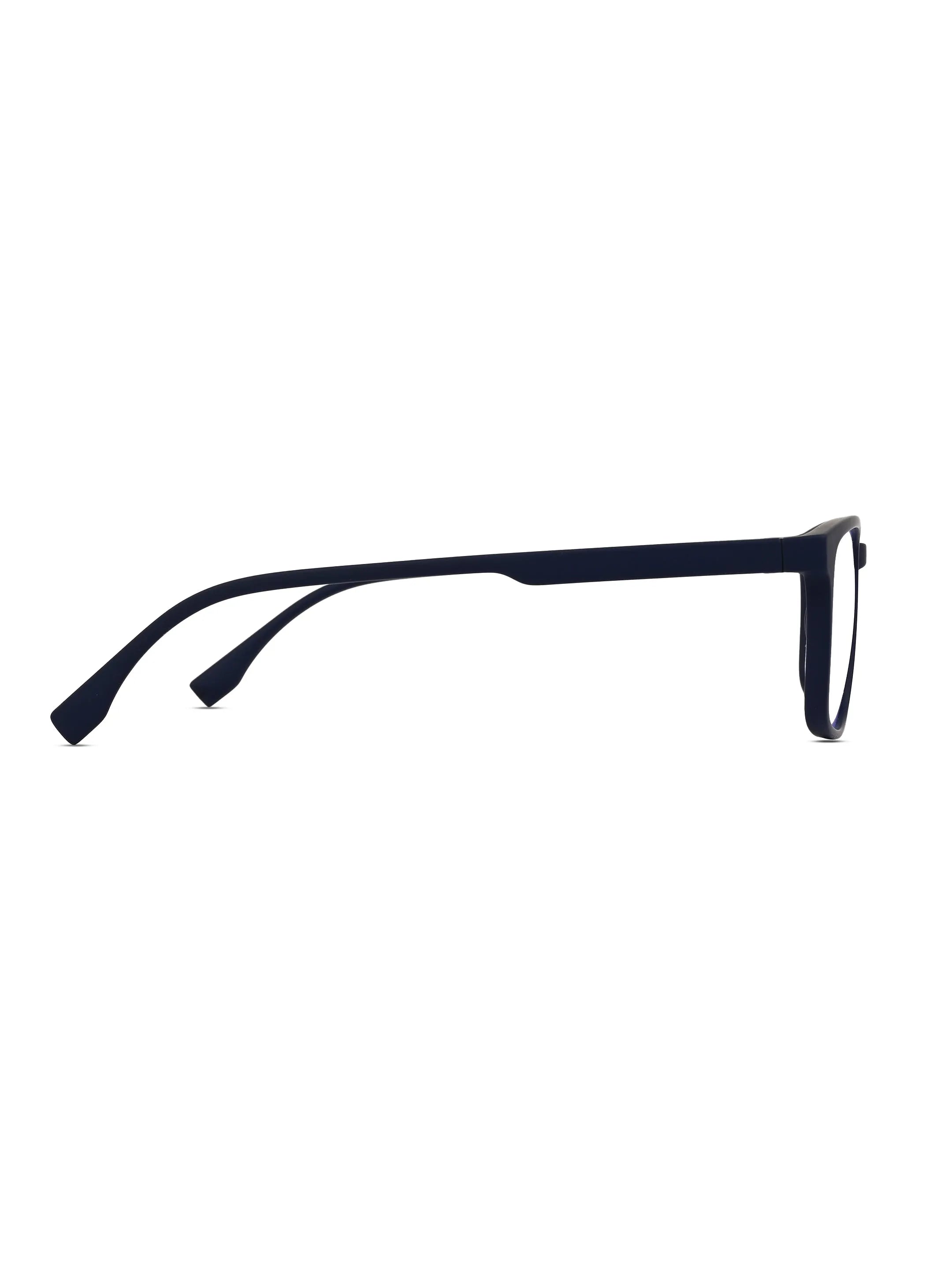 Vizionix | Blue Medium Full Rim RECTANGLE Computer Glasses for Men & Women [Blue Block]