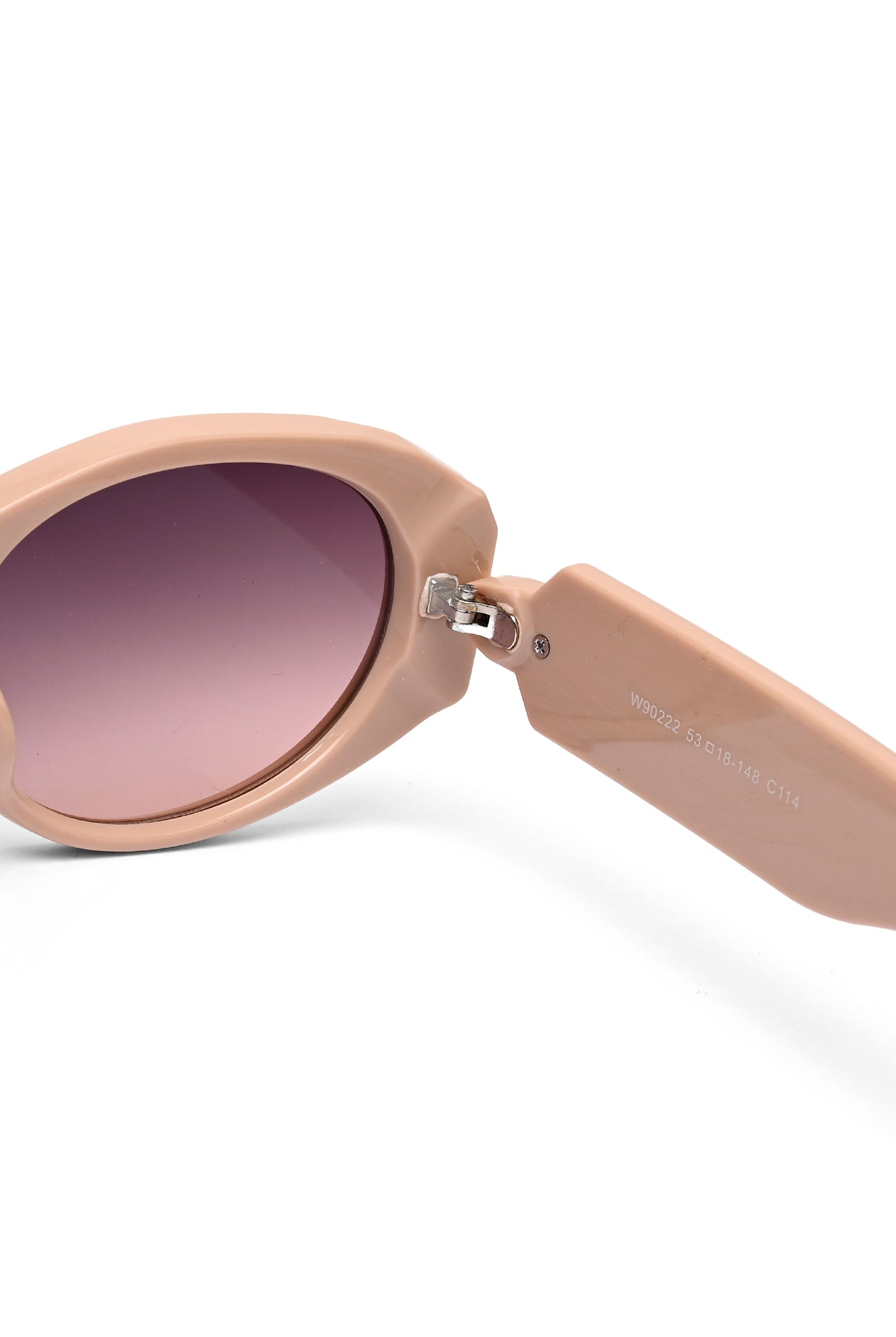 Medusa | Pinkish Biege Medium Full Rim Oval Sunglasses for Women [UV-protected]