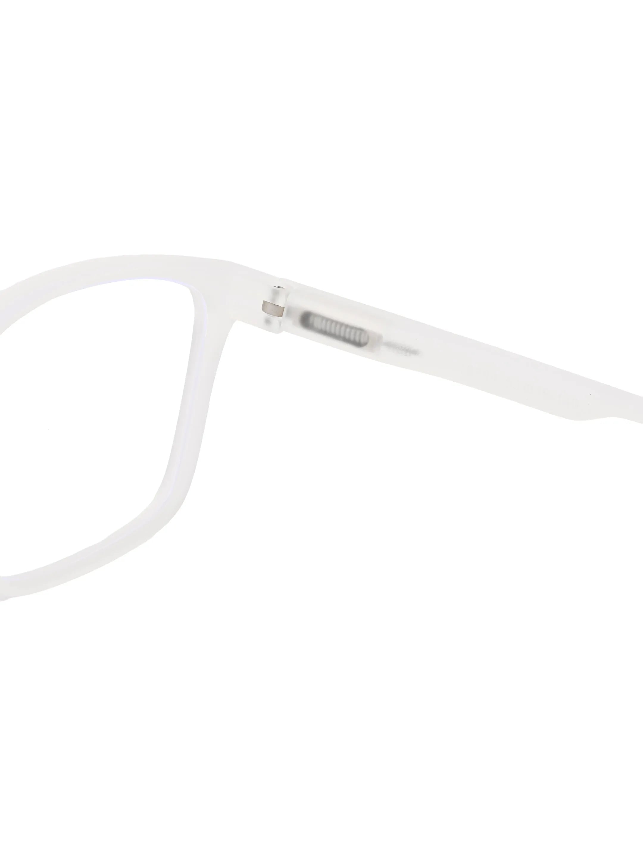 Vizionix | Transparent Medium Full Rim RECTANGLE Computer Glasses for Men & Women [Blue Block]
