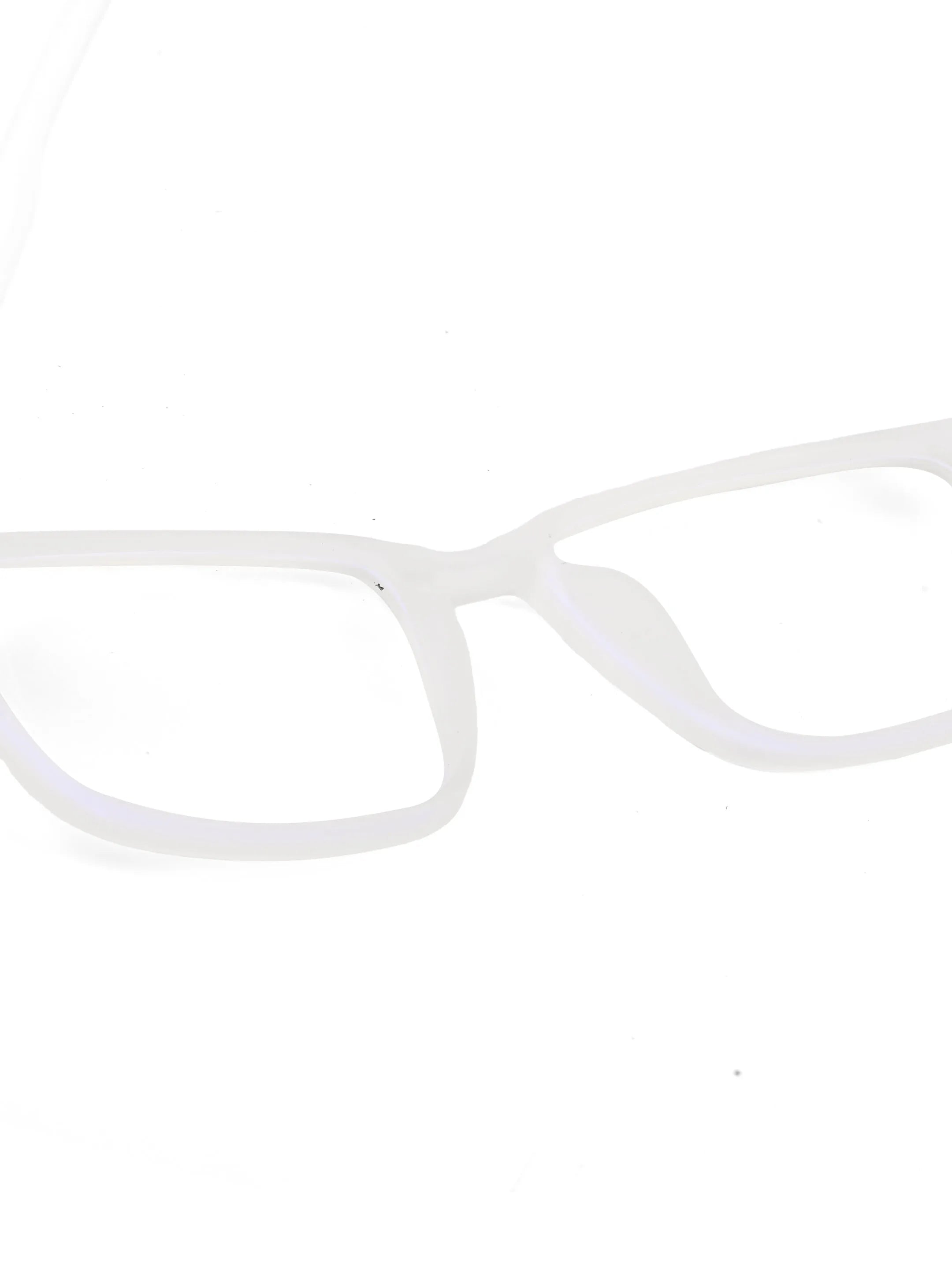 Vizionix | Transparent Medium Full Rim RECTANGLE Computer Glasses for Men & Women [Blue Block]