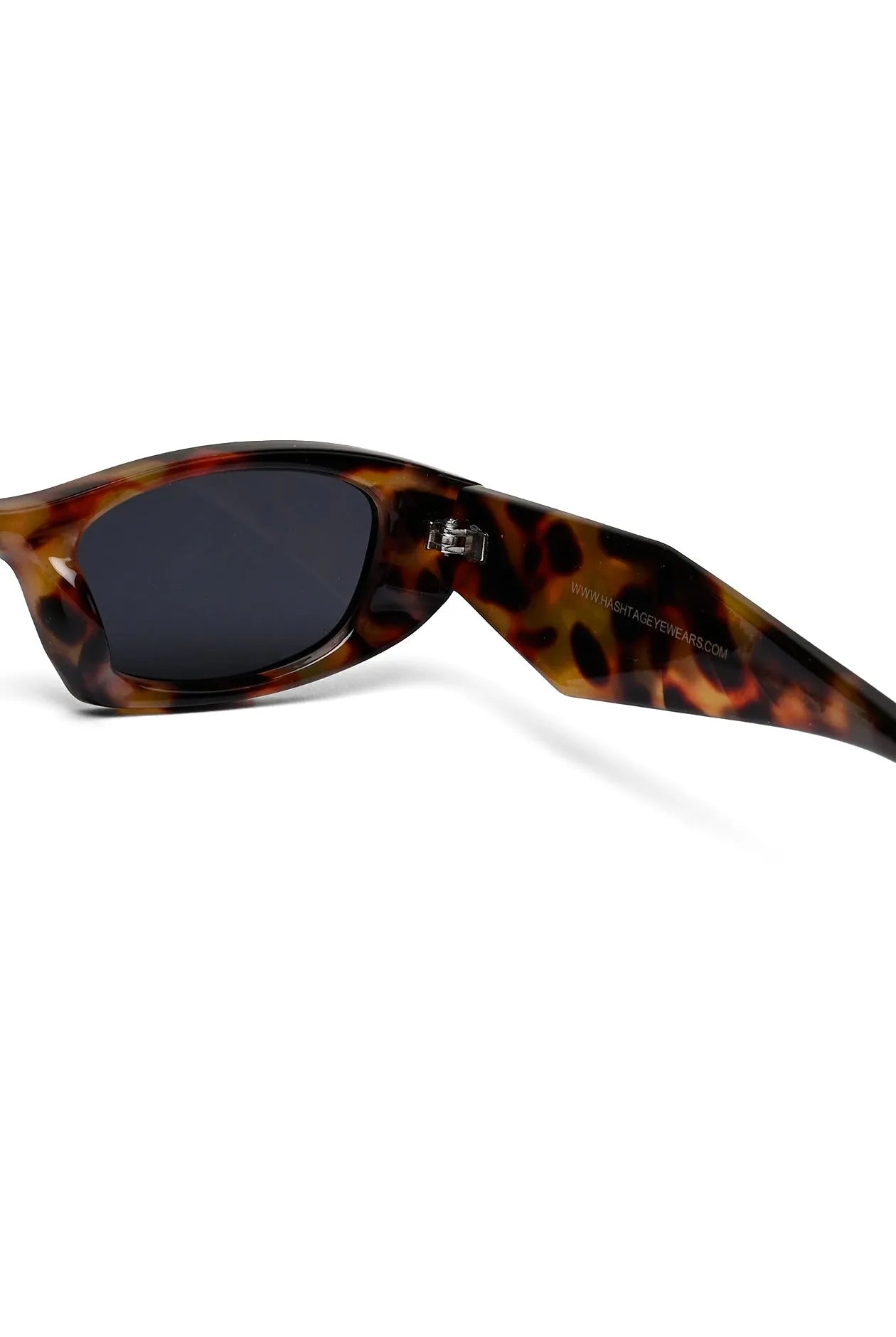 Avita | Tiger Texture Large Full Rim Cateye Sunglasses for Women [UV-protected]