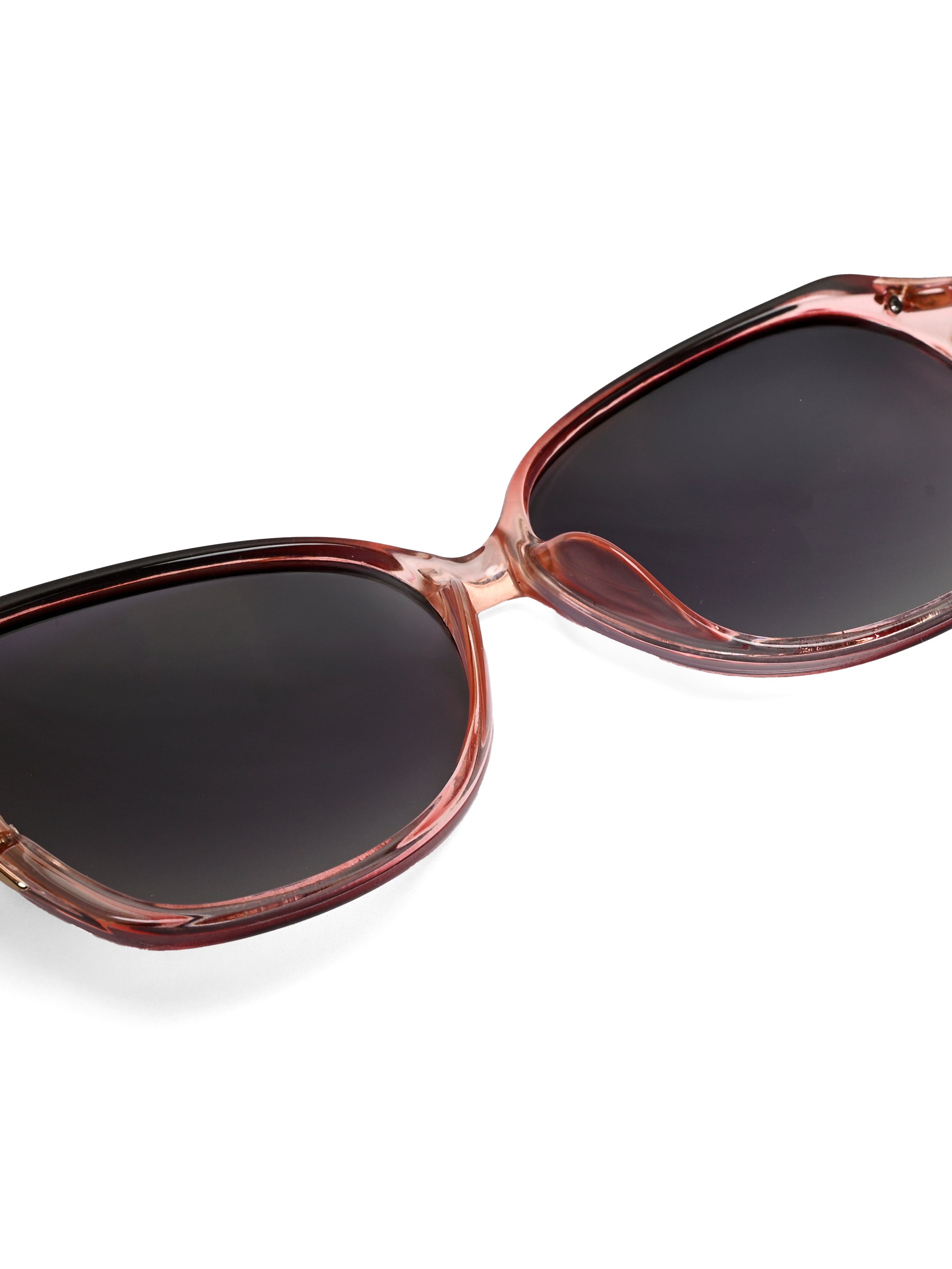 Fyra | Transparent Purple Large Full Rim Butterfly Sunglasses for Women [Polarized]