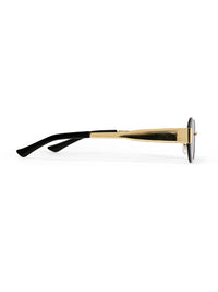 Midnight | Gradient Purple Medium Rim Less Oval Sunglasses for Men & Women [UV-protected]