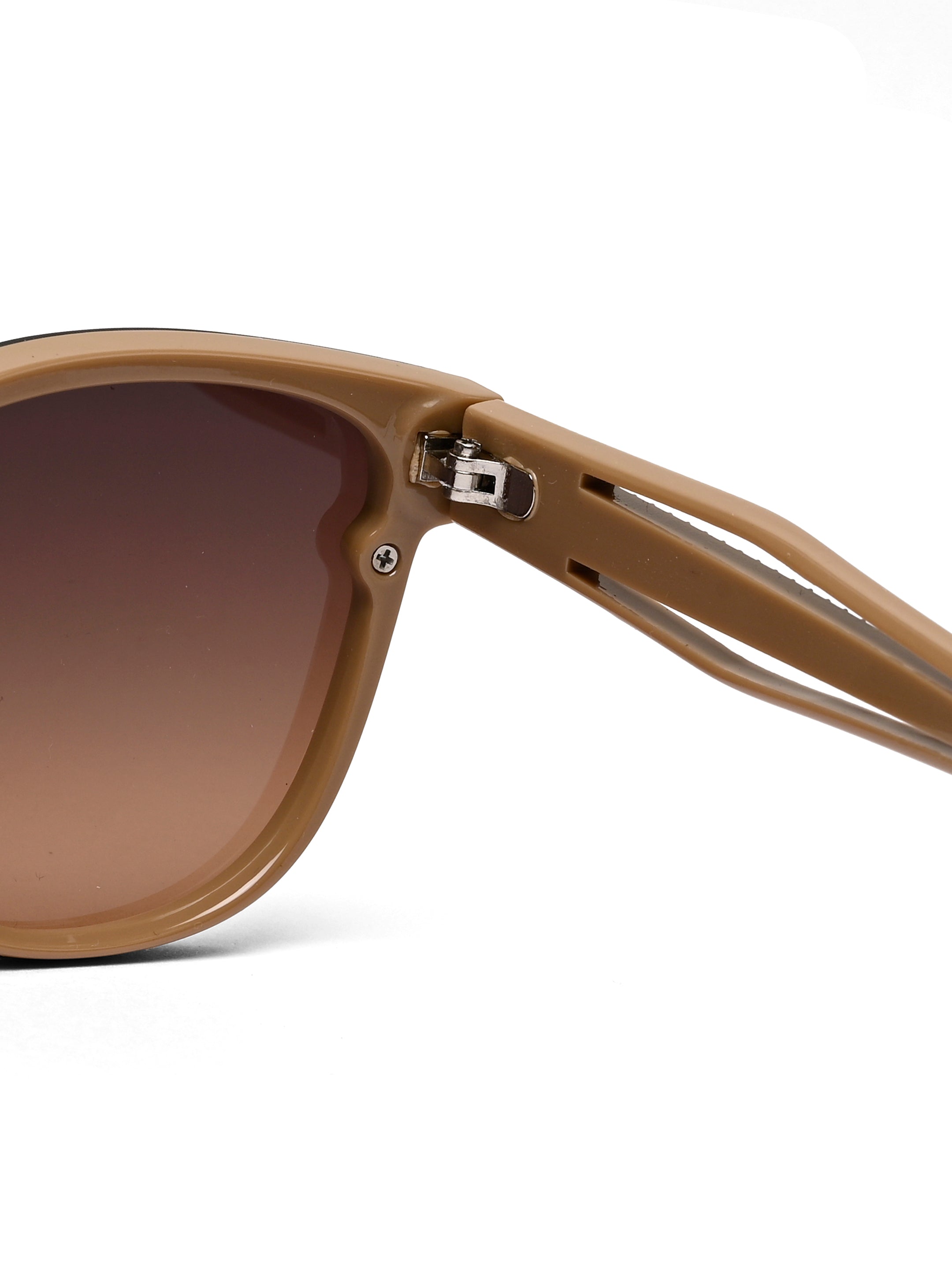 Kalira | Brown Large Full Rim Cateye Sunglasses for Women [UV-protected]