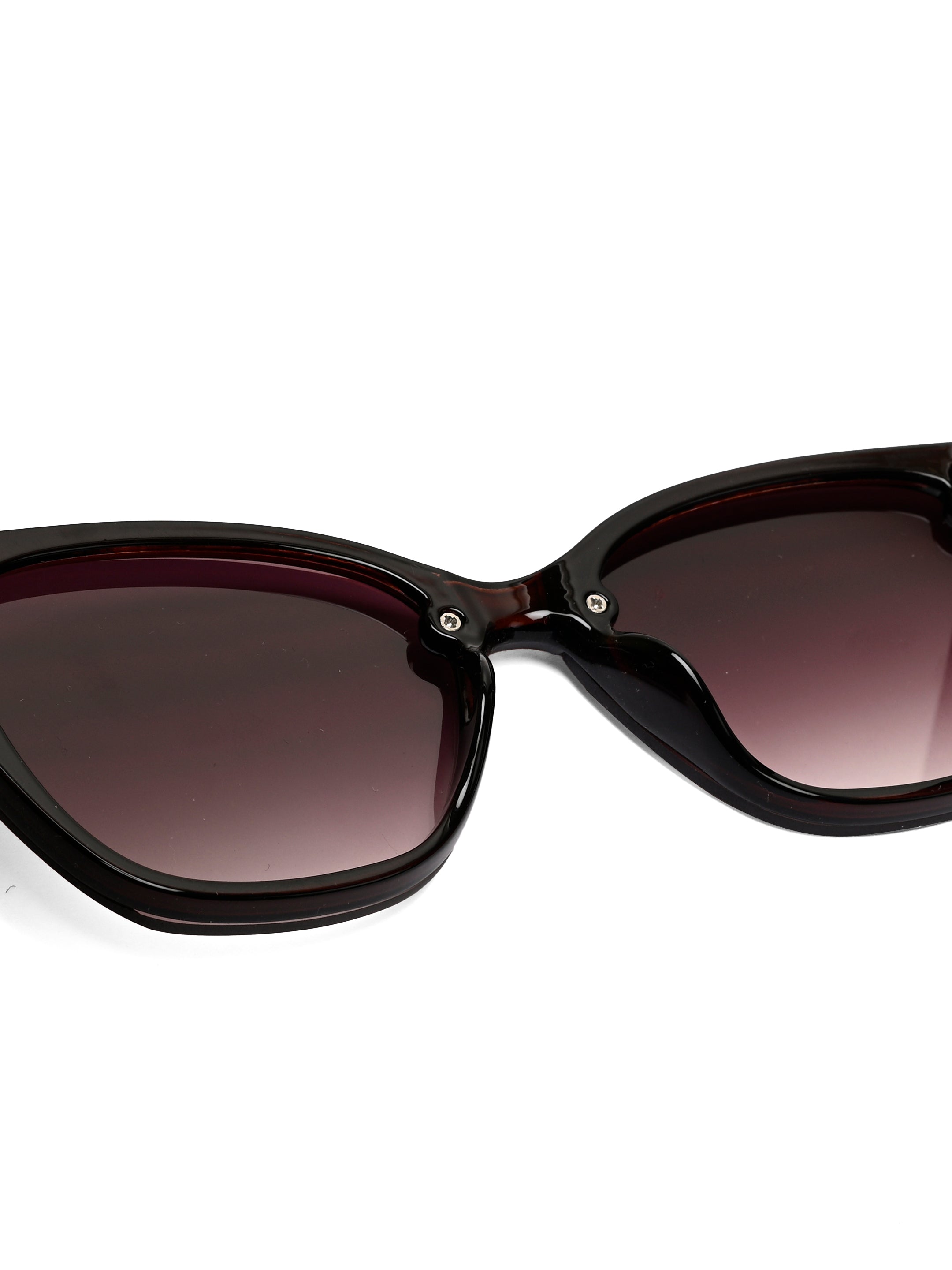 Miron | Brown Large Full Rim Cateye Sunglasses for Women [UV-protected]