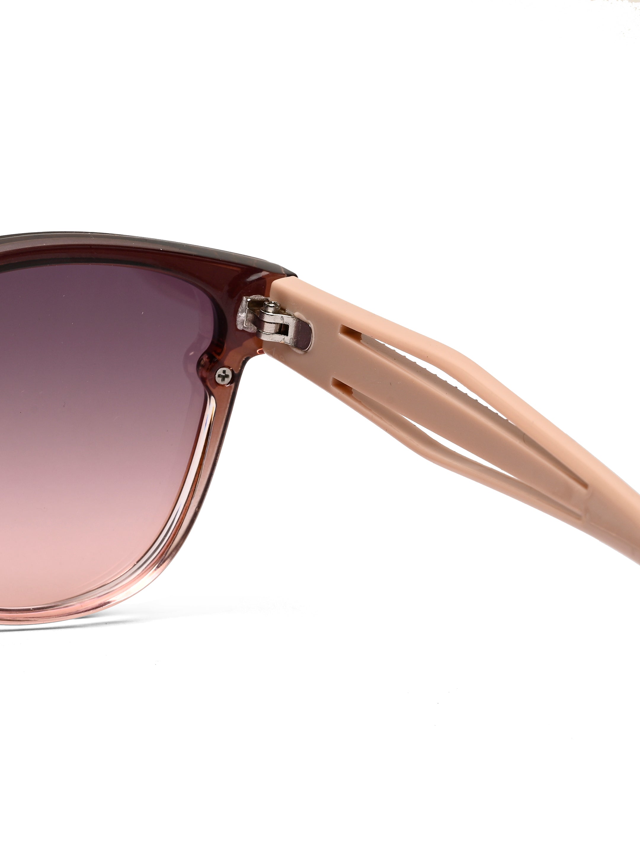 Kalira | Gradient Brown - Pink Large Full Rim Cateye Sunglasses for Women [UV-protected]