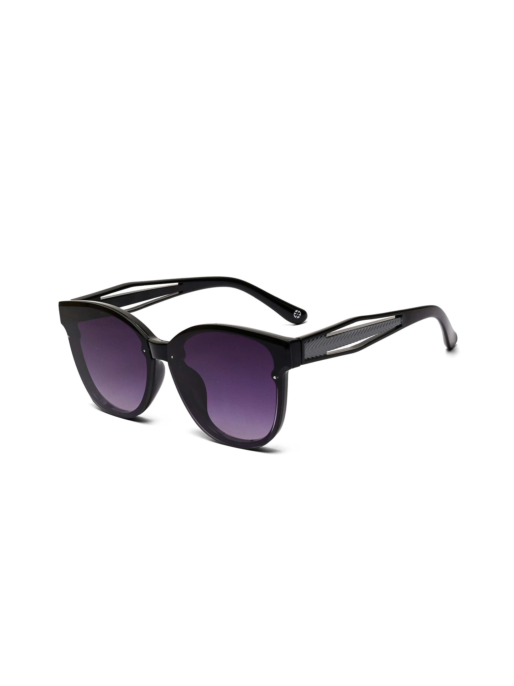 Kalira | Black Large Full Rim Cateye Sunglasses for Women [UV-protected]