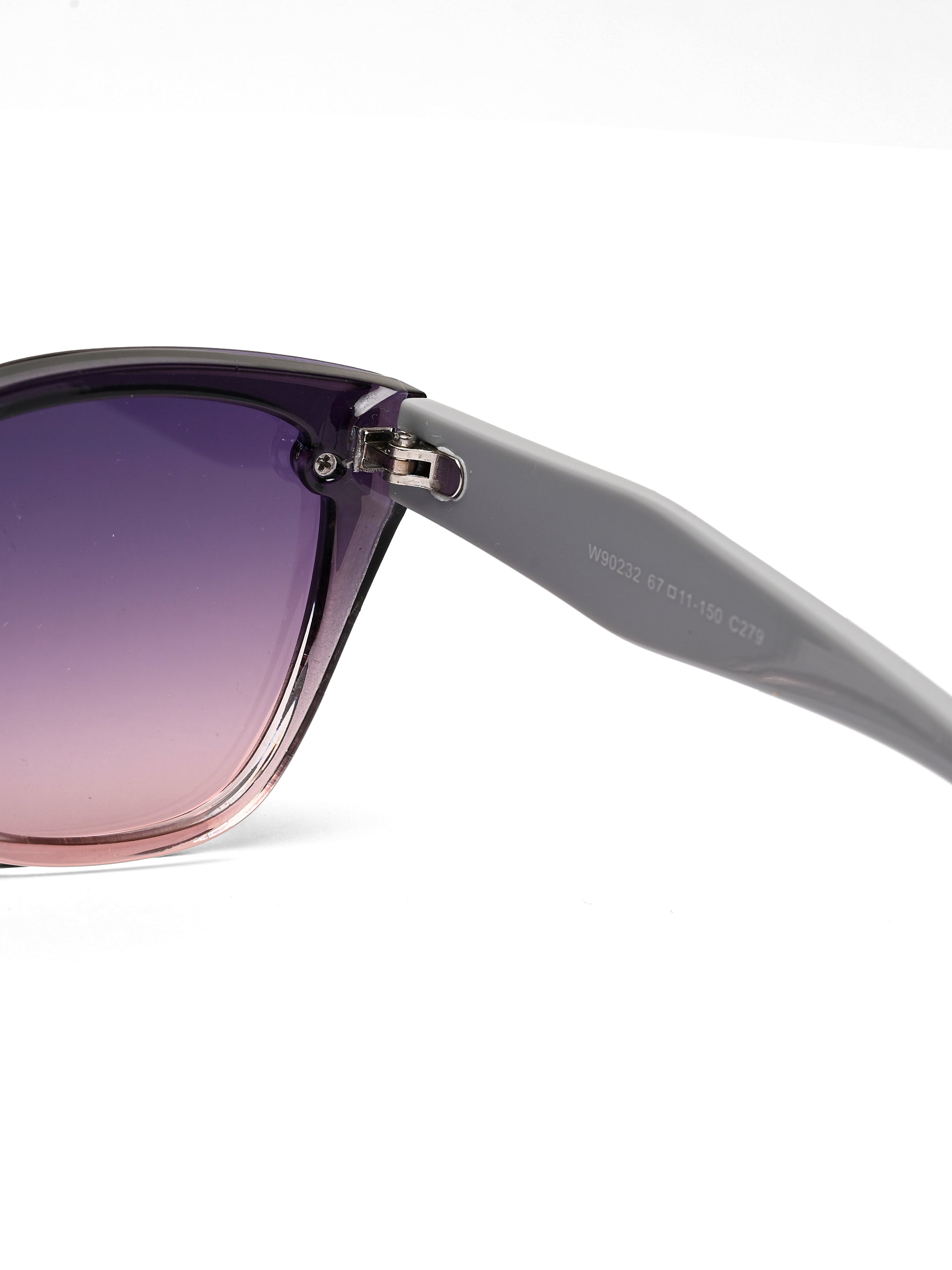 Miron | Gradient Grey - Pink Large Full Rim Cateye Sunglasses for Women [UV-protected]