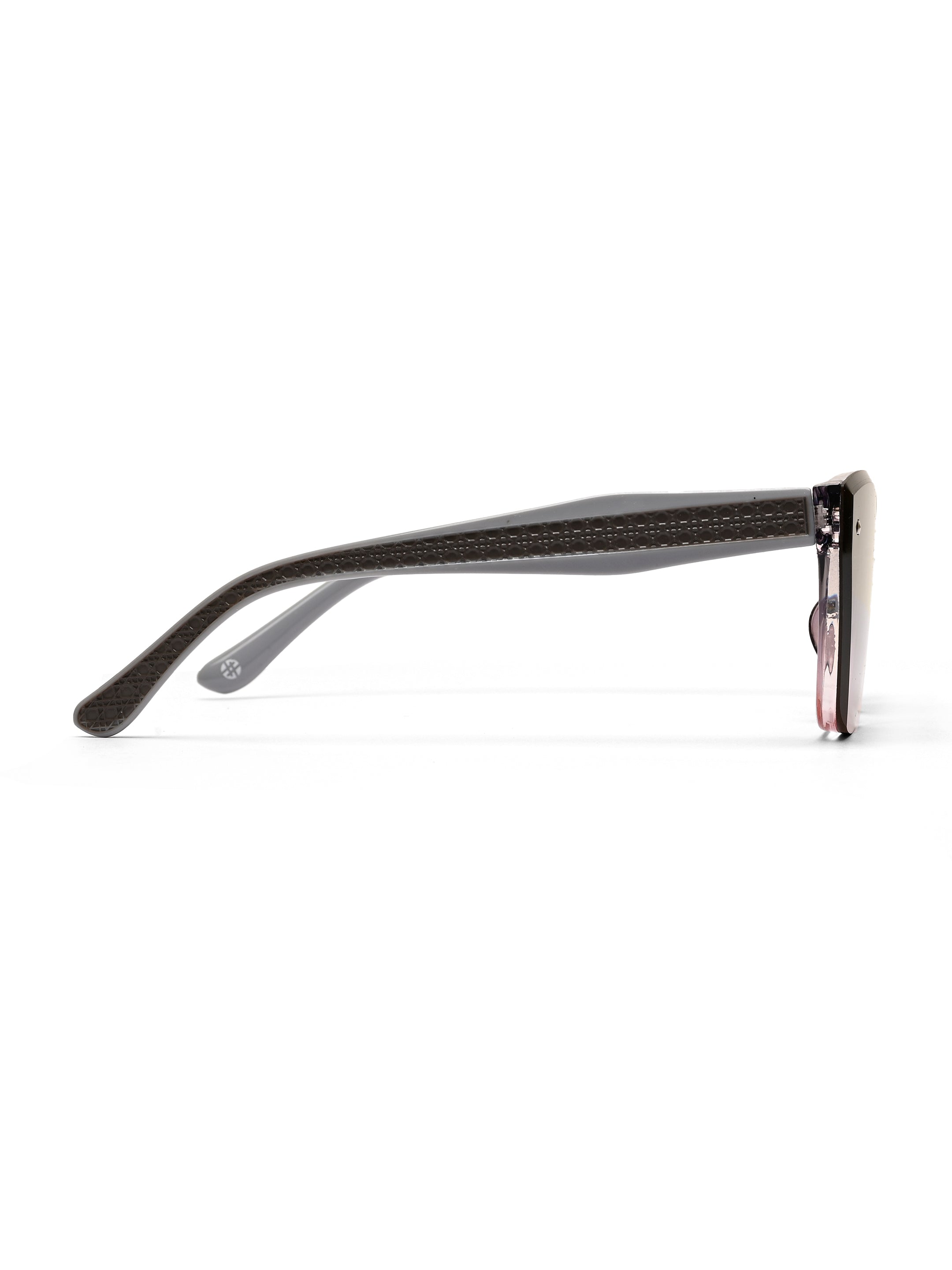 Miron | Gradient Grey - Pink Large Full Rim Cateye Sunglasses for Women [UV-protected]