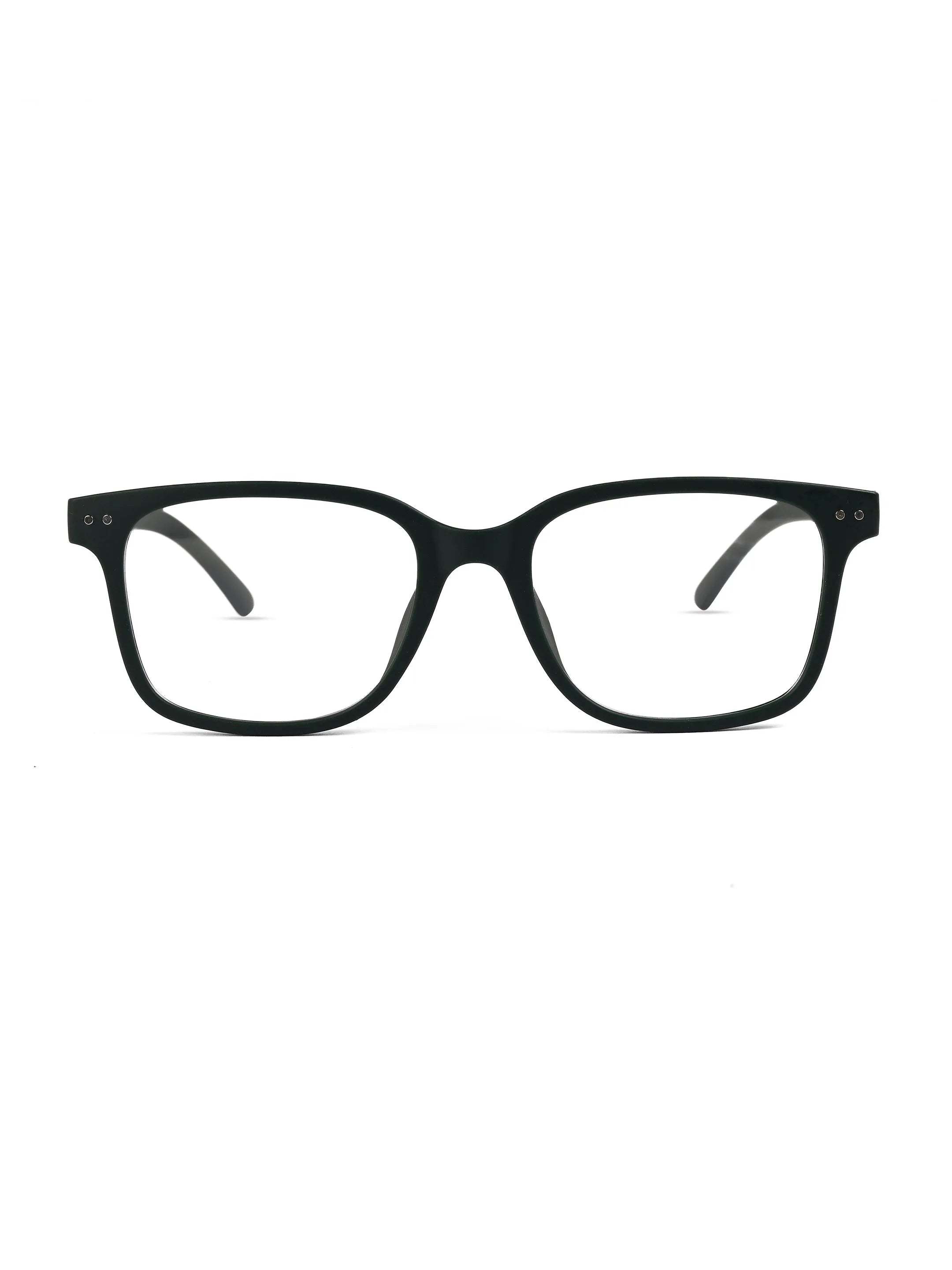 NexEye | Green Medium Full Rim RECTANGLE Computer Glasses for Men & Women [Blue Block]