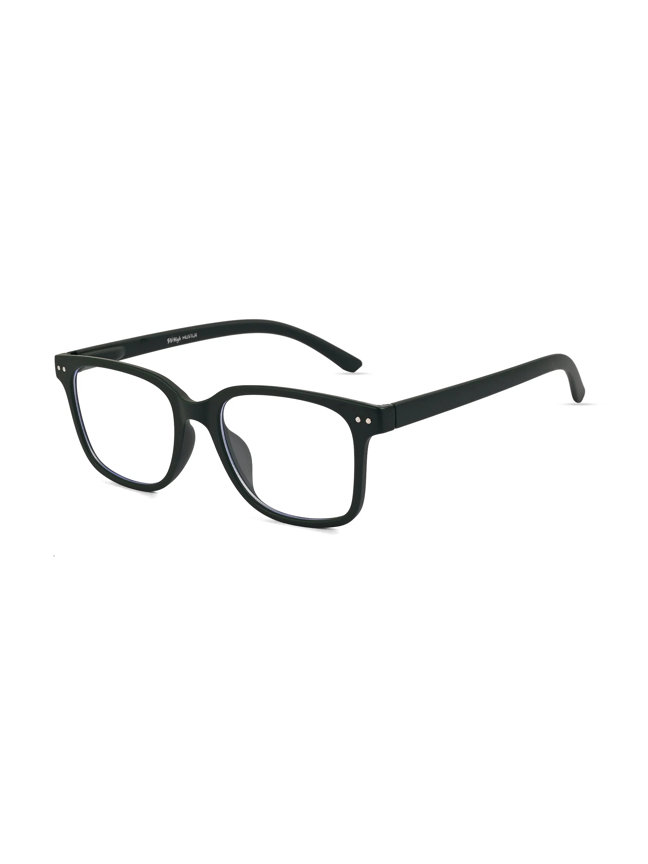 NexEye | Green Medium Full Rim RECTANGLE Computer Glasses for Men & Women [Blue Block]