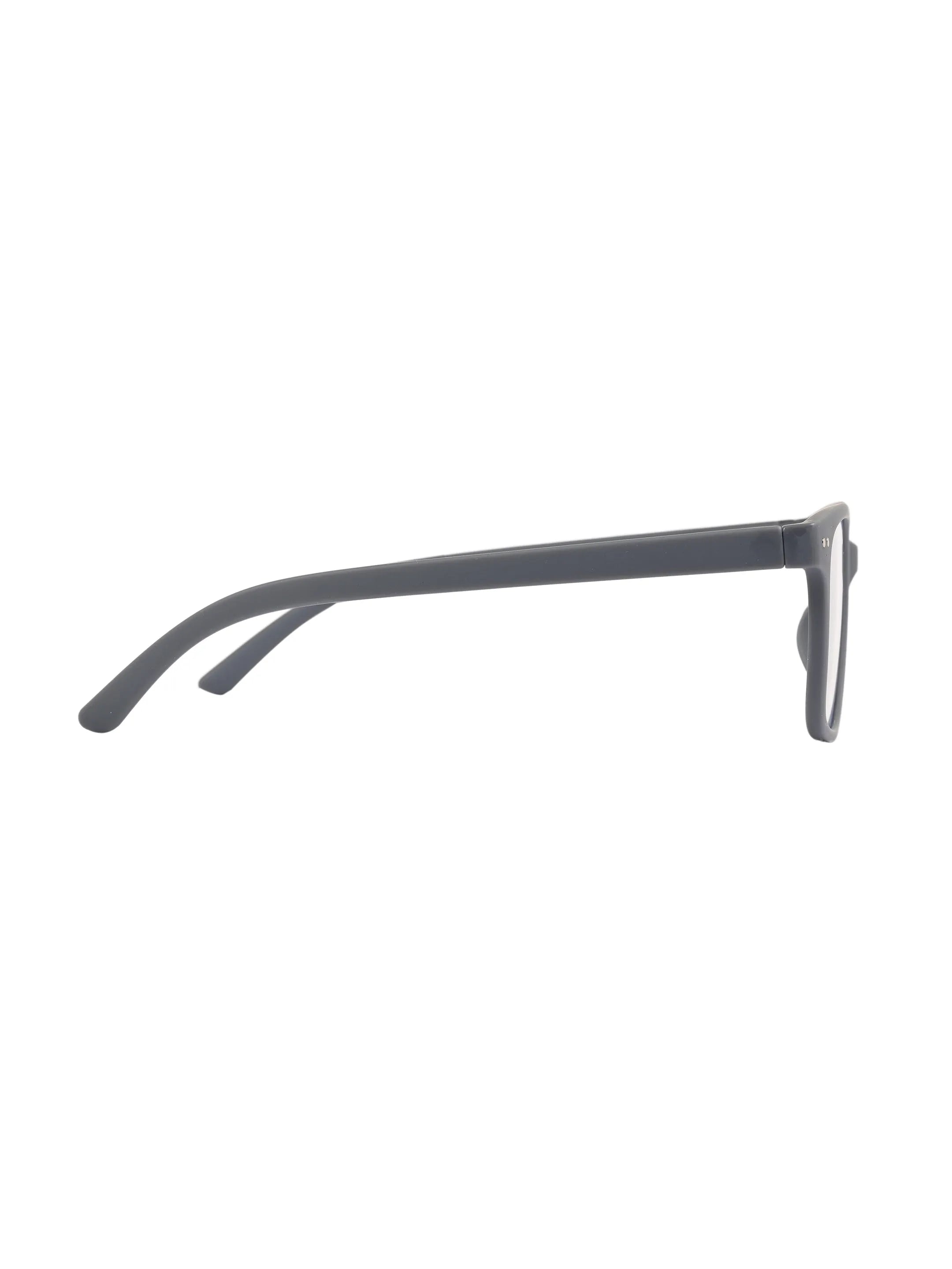 NexEye | Grey Medium Full Rim RECTANGLE Computer Glasses for Men & Women [Blue Block]