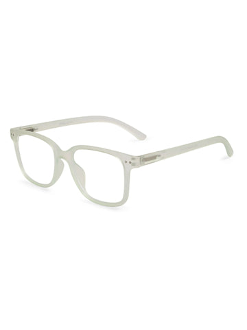 NexEye | Transparent Light Green Medium Full Rim RECTANGLE Computer Glasses for Men & Women [Blue Block]
