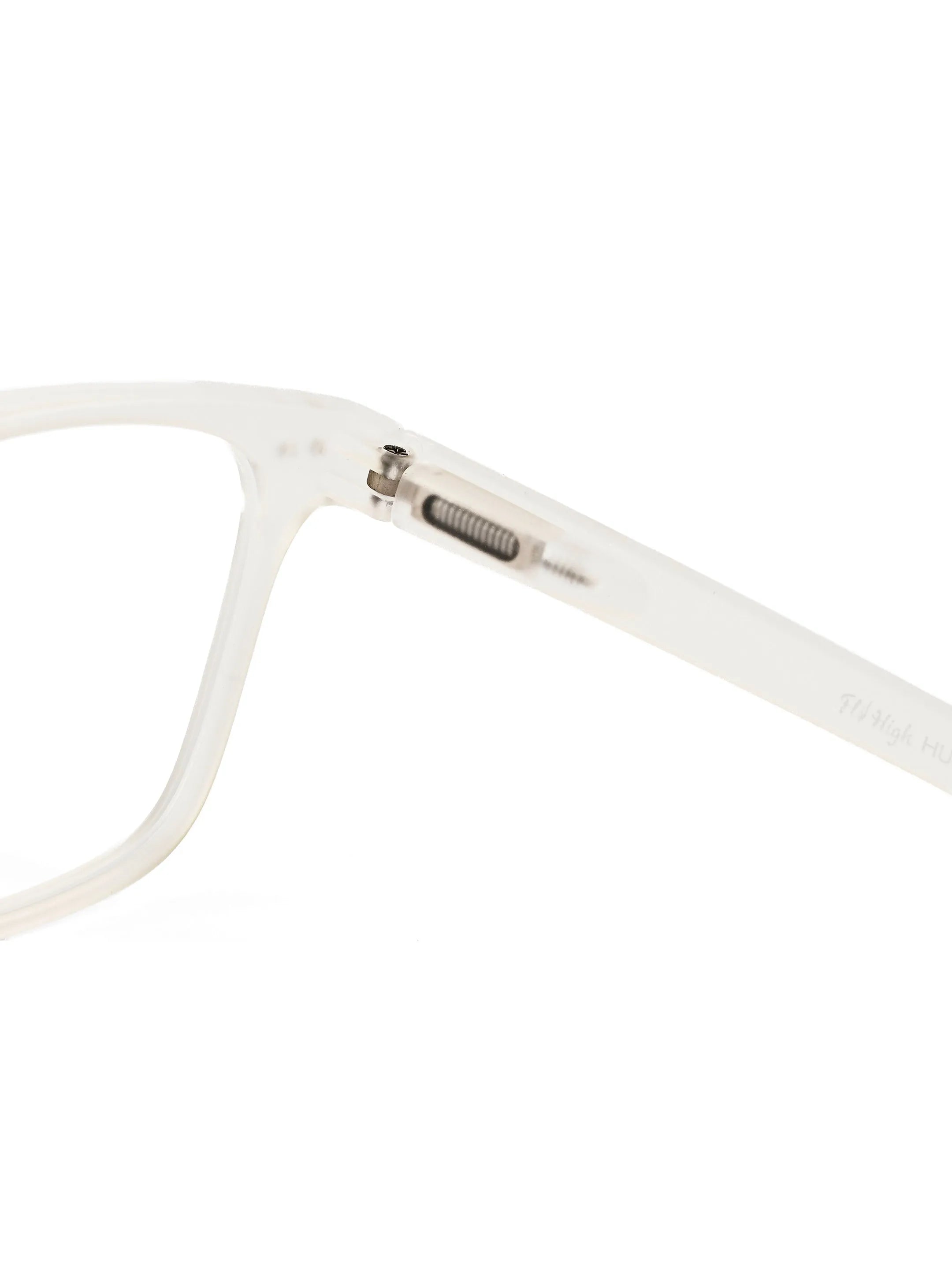 NexEye | Cream Medium Full Rim RECTANGLE Computer Glasses for Men & Women [Blue Block]