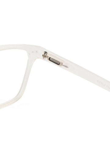 NexEye | Cream Medium Full Rim RECTANGLE Computer Glasses for Men & Women [Blue Block]