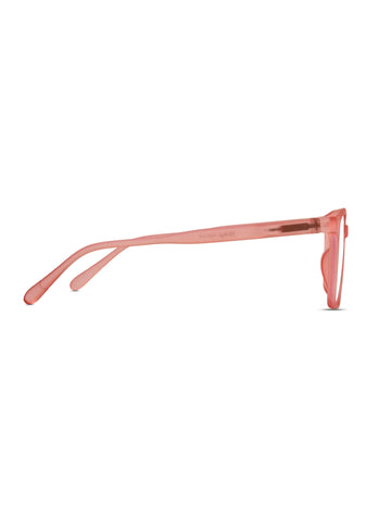 Focusly | Transparent Red Medium Full Rim RECTANGLE Computer Glasses for Men & Women [Blue Block]