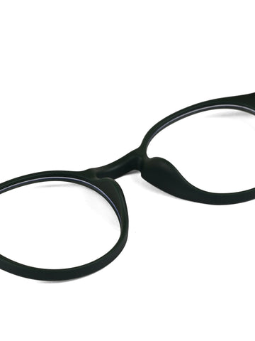 BluShield | Green Medium Full Rim CIRCLE Computer Glasses for Men & Women [Blue Block]