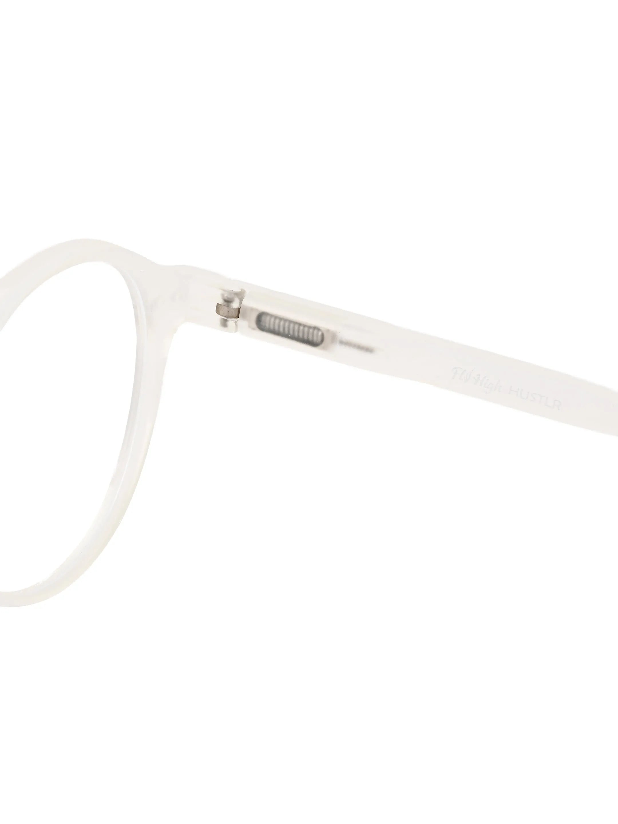 BluShield | Transparent Medium Full Rim CIRCLE Computer Glasses for Men & Women [Blue Block]