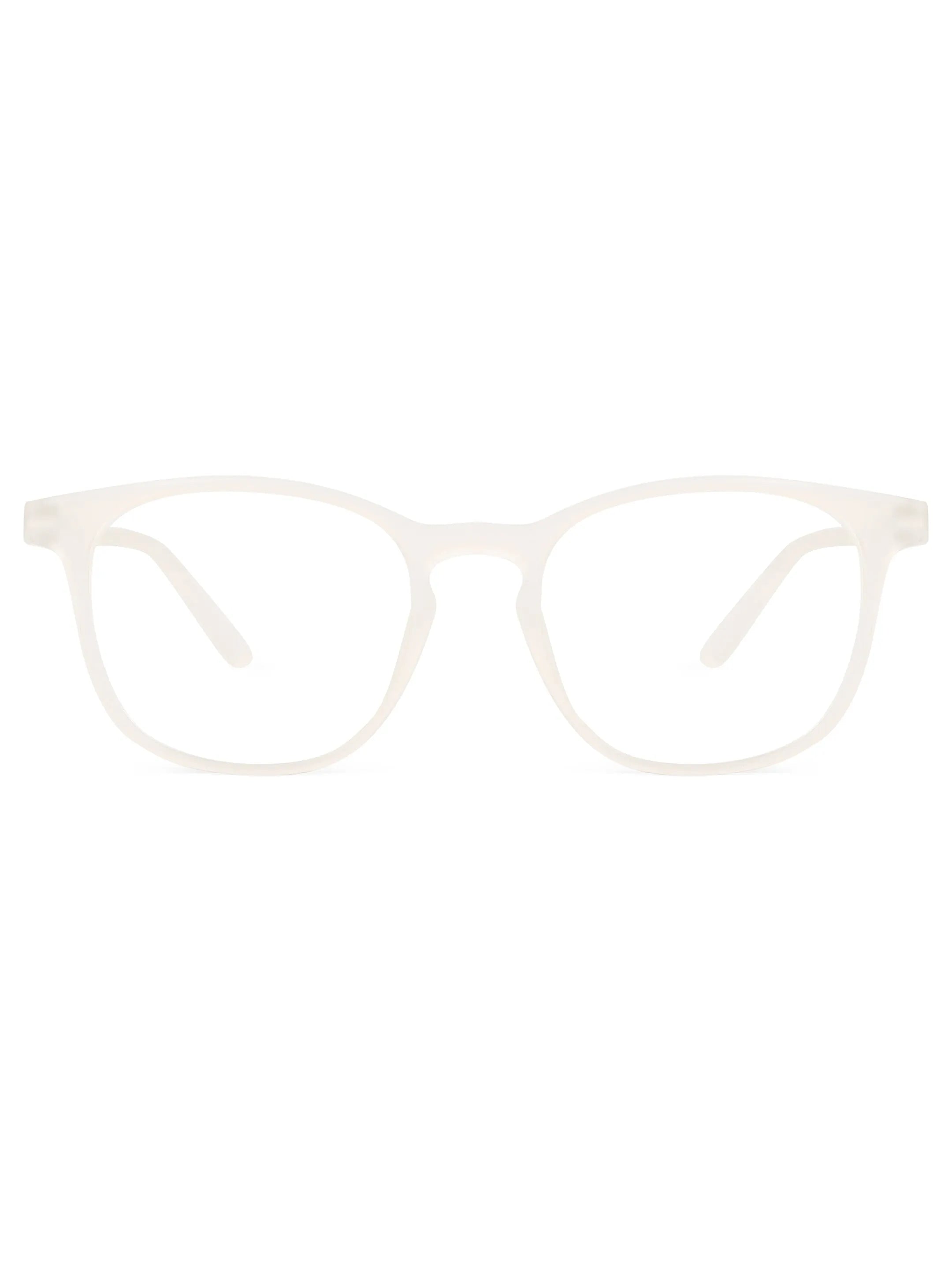 Clario | Transparent Medium Full Rim RECTANGLE Computer Glasses for Men & Women [Blue Block]