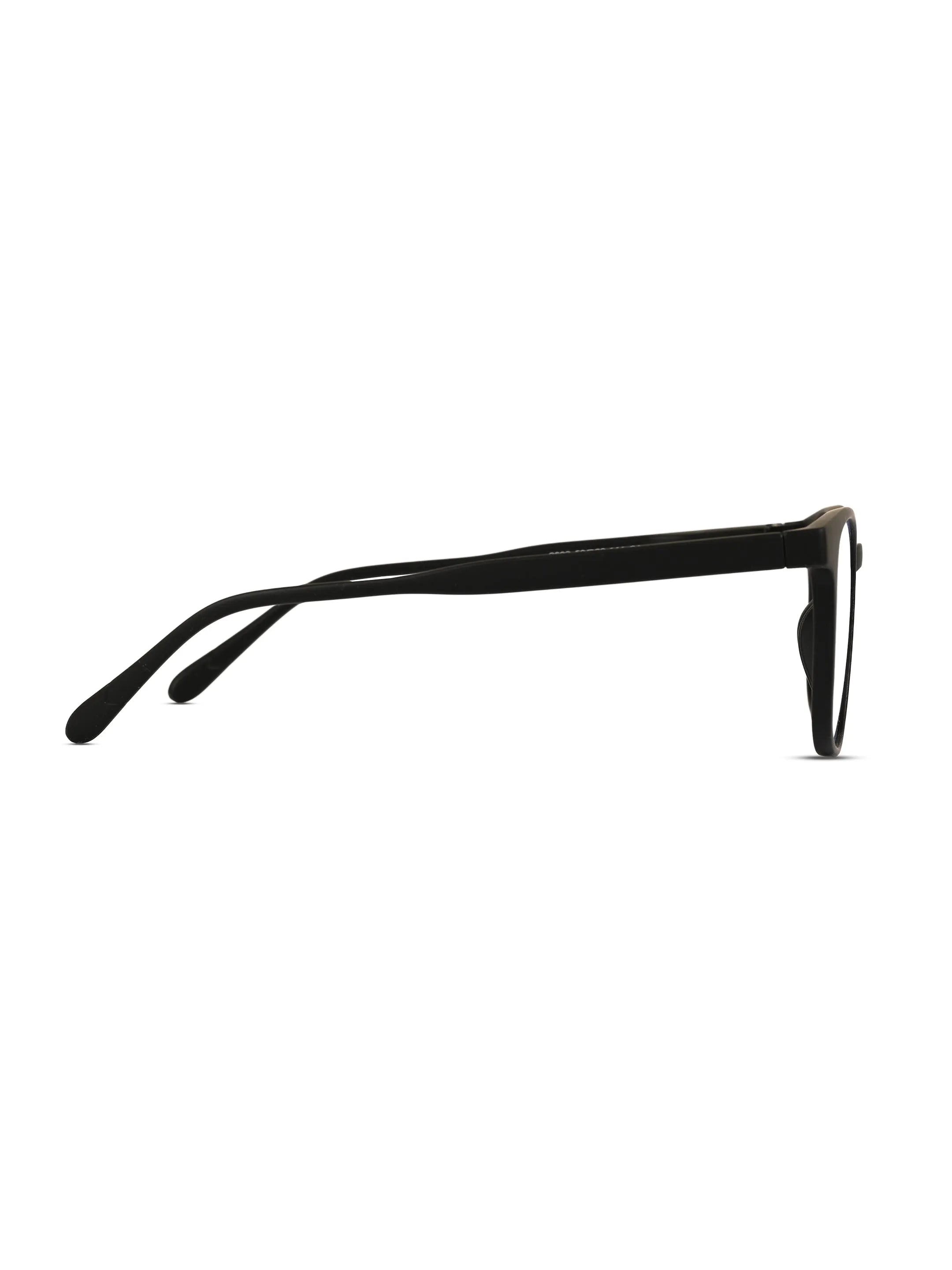 Clario | Black Medium Full Rim RECTANGLE Computer Glasses for Men & Women [Blue Block]