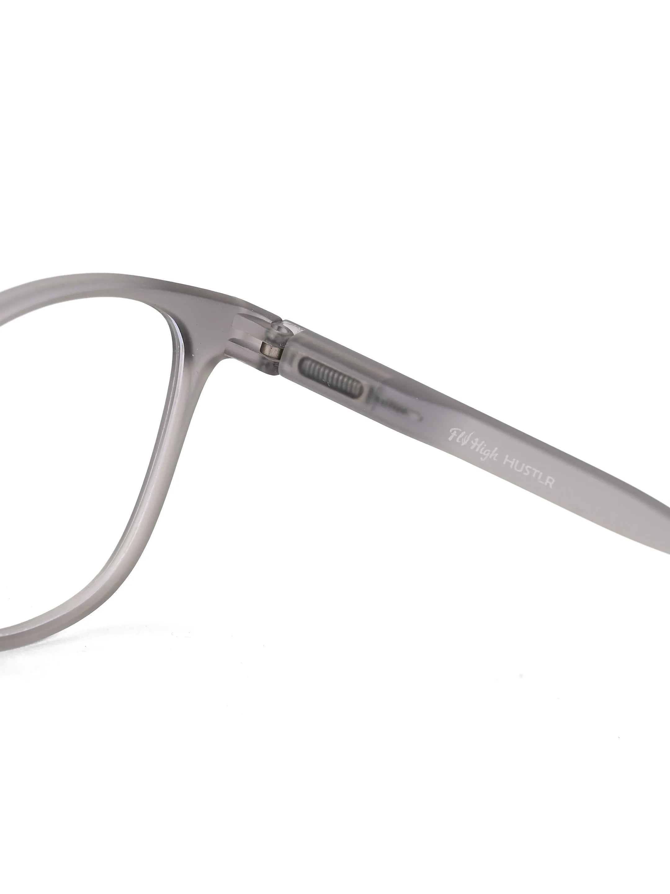 Clario | Smoke Medium Full Rim RECTANGLE Computer Glasses for Men & Women [Blue Block]