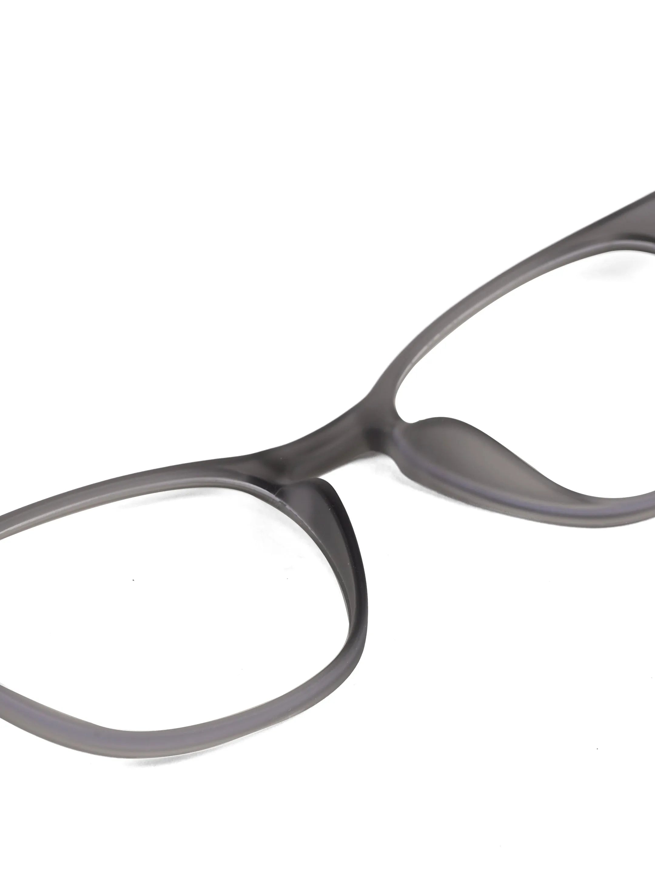 Clario | Smoke Medium Full Rim RECTANGLE Computer Glasses for Men & Women [Blue Block]