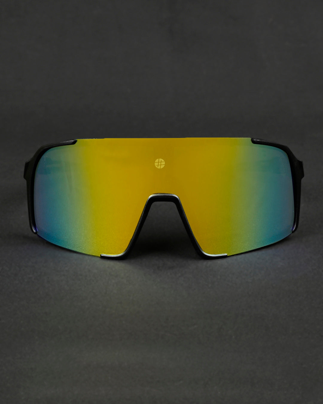 Swift | Black Large Full Rim Visor Sports for Men & Women [Mirrored]