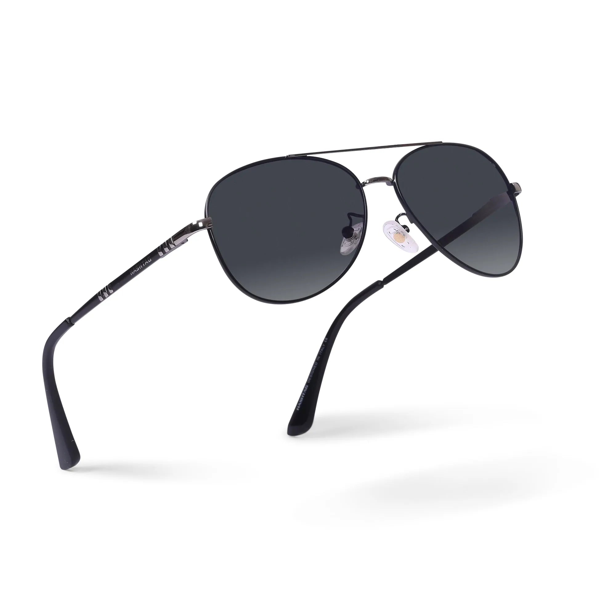Tessera | Gradient Blue Medium Full Rim Aviator Sunglasses for Men & Women [Polarized]