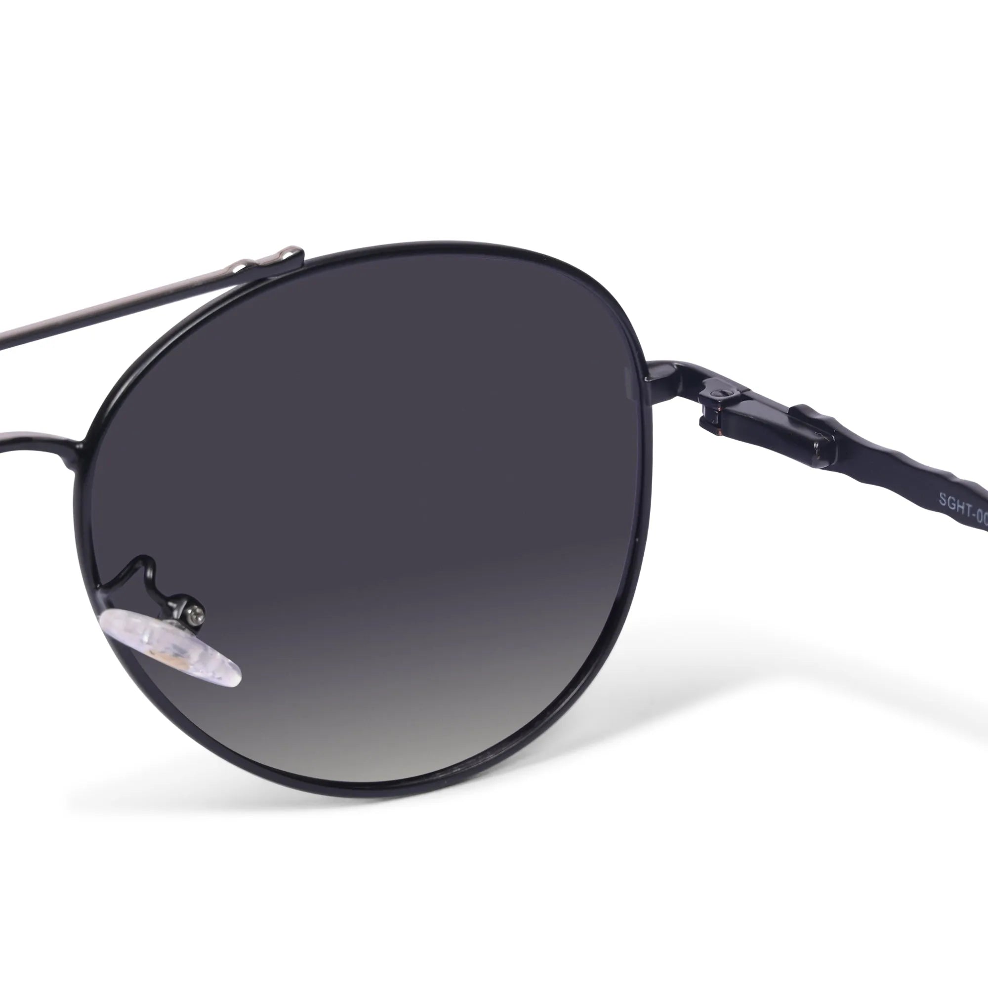 Valtor | Gradient Purple Small Full Rim Aviator Sunglasses for Men & Women [Polarized]