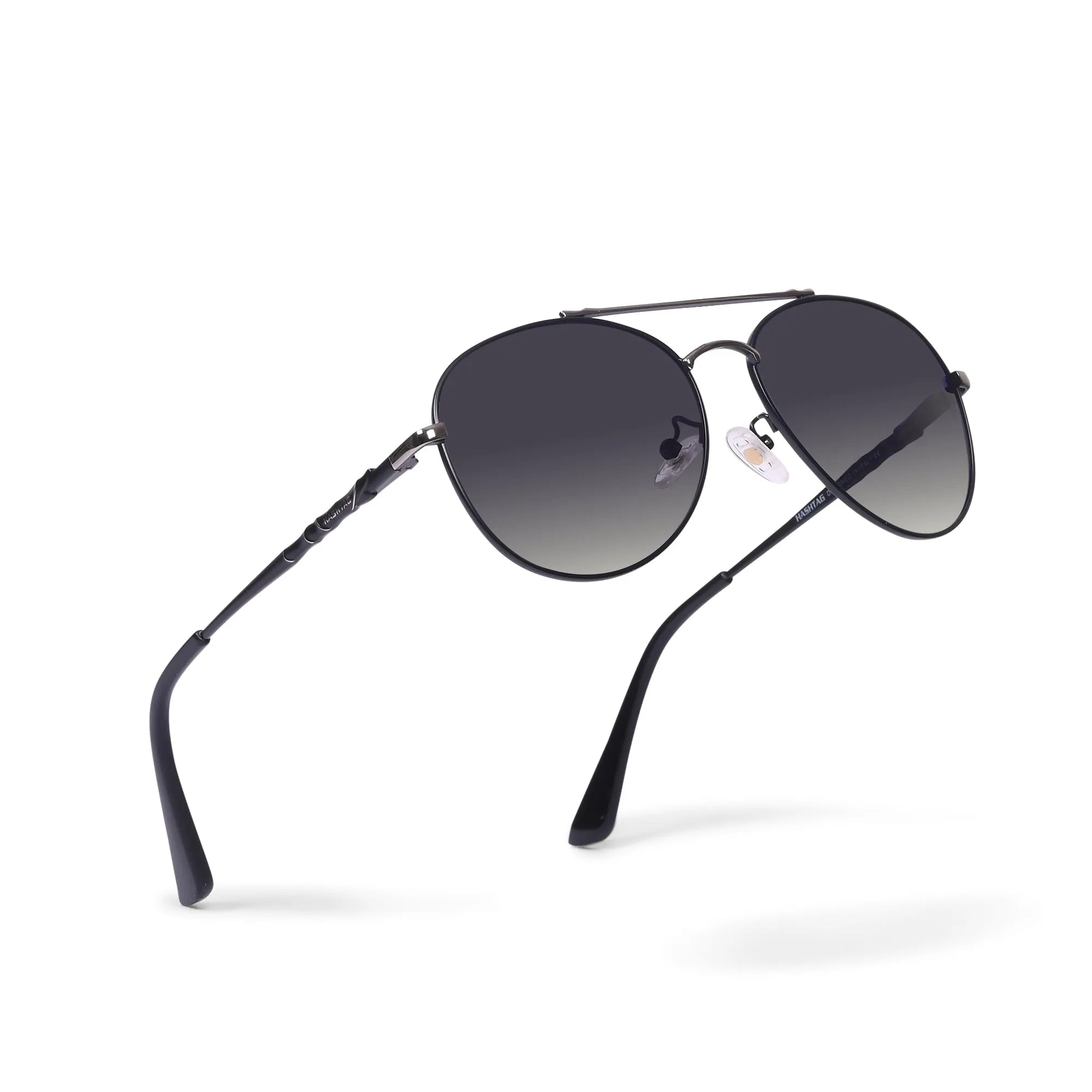 Valtor | Gradient Purple Small Full Rim Aviator Sunglasses for Men & Women [Polarized]