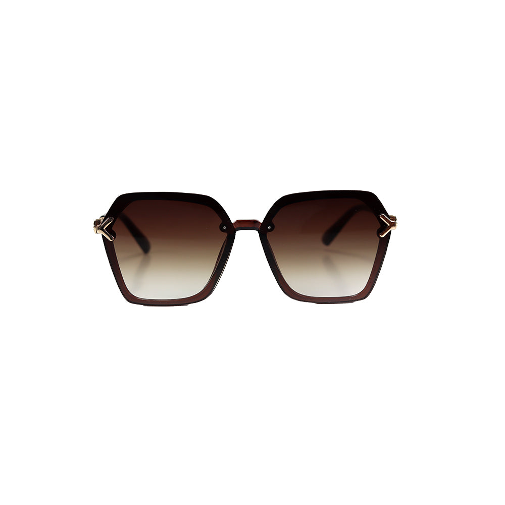 Hashtag Exclusive Over Sized Sunglasses for female G-15062-Brown