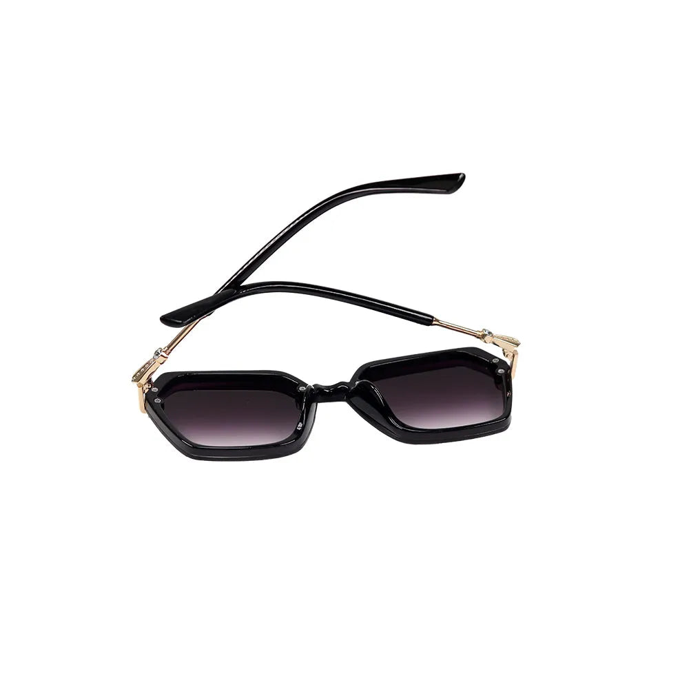 Veilion | Purple Large Full Rim Hexagonal Sunglasses for Women [UV-protected]