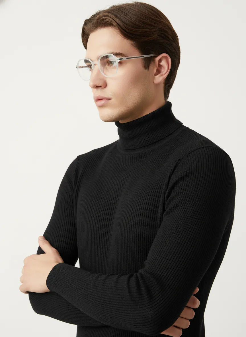 Optibul | Transparent White Medium Full Rim Square Computer Glasses for Men & Women [Blue Block]